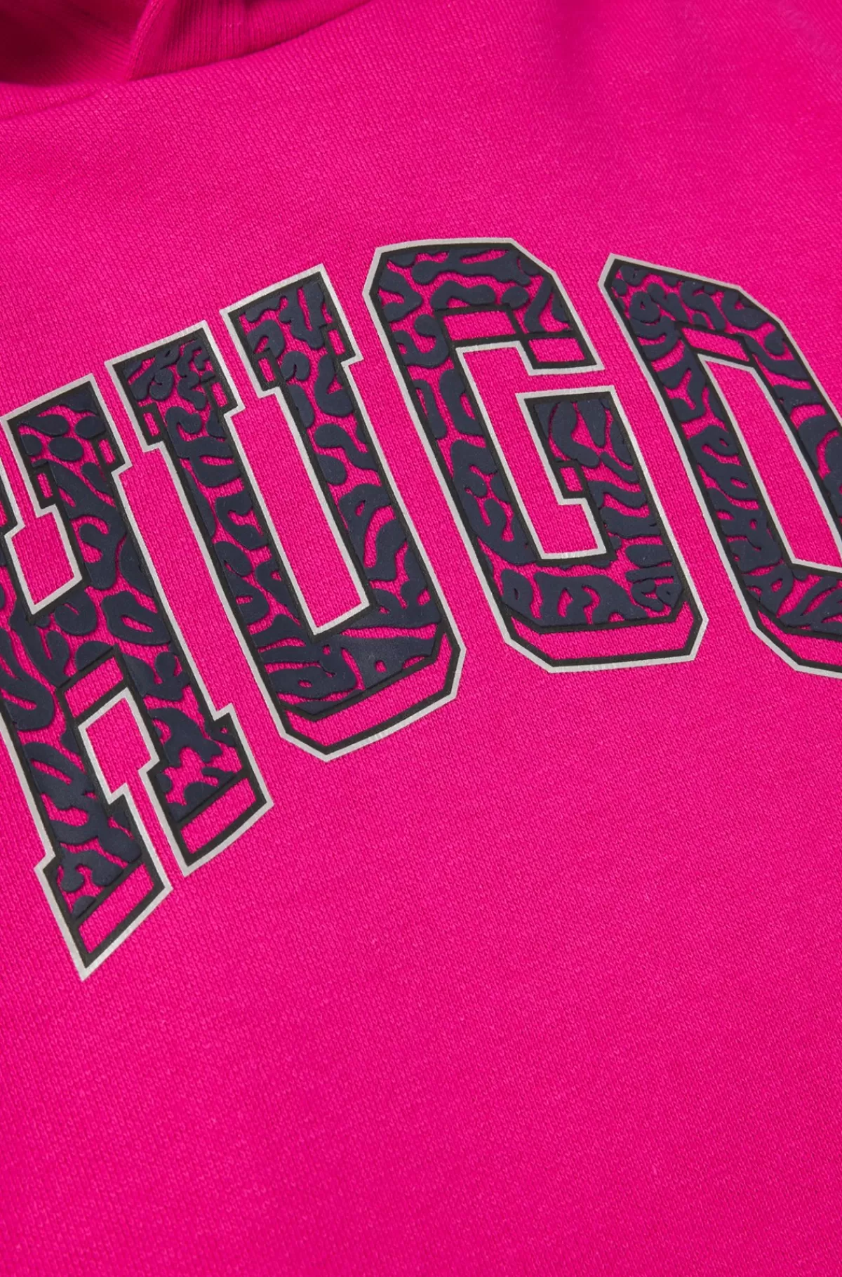 HUGO BOSS Lang Hættetrøje Til Børn Med Logo I College-stil Pink Sale