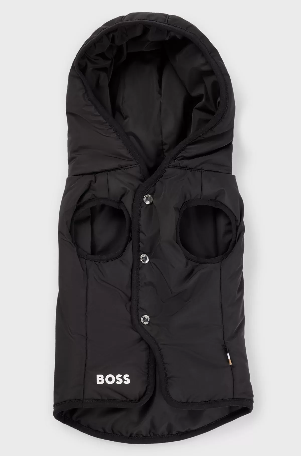 HUGO BOSS Let Hundejakke Med Logodetaljer Sort New