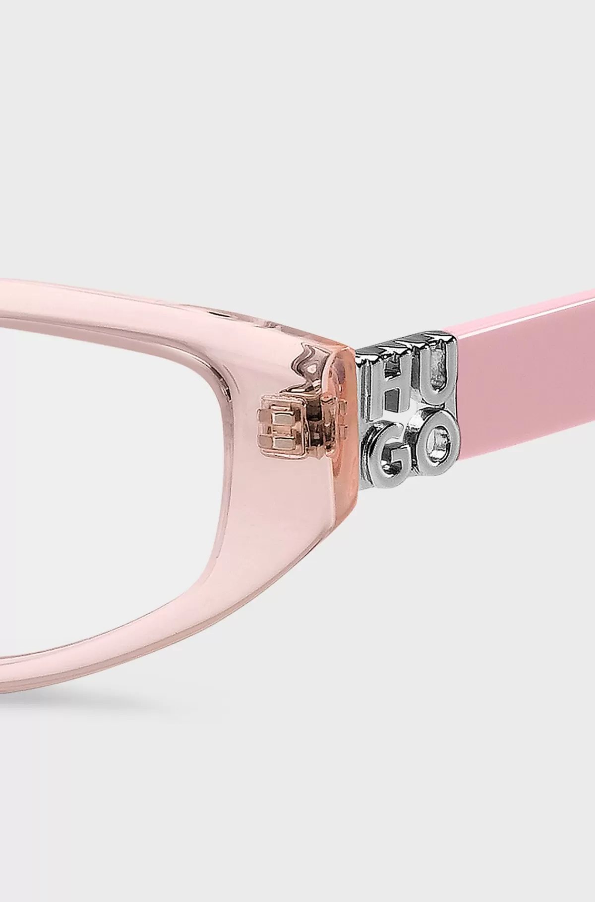 HUGO BOSS Lyserød Acetat-ramme Til Briller Med Styrke Med 3D-monogram Lys pink Cheap