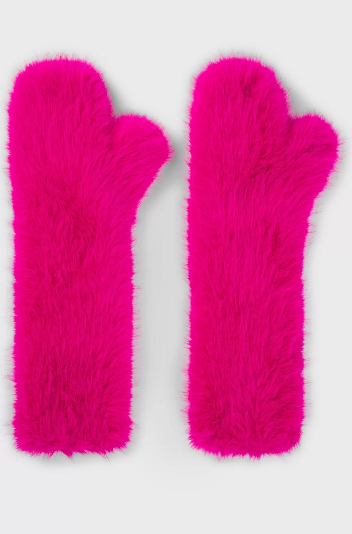 HUGO BOSS NAOMI X BOSS-vanter I Imiteret Pels Med Fleecefor Pink Best Sale