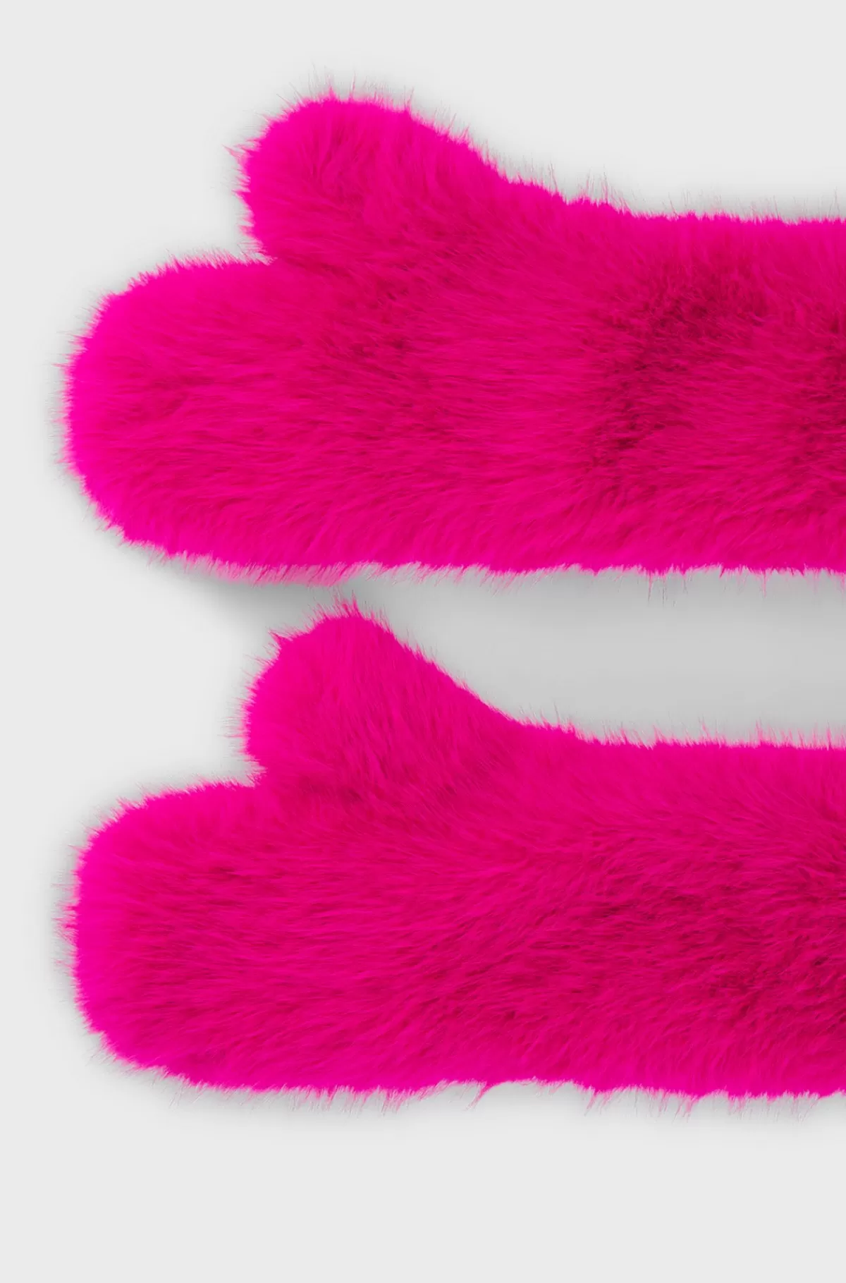 HUGO BOSS NAOMI X BOSS-vanter I Imiteret Pels Med Fleecefor Pink Best Sale
