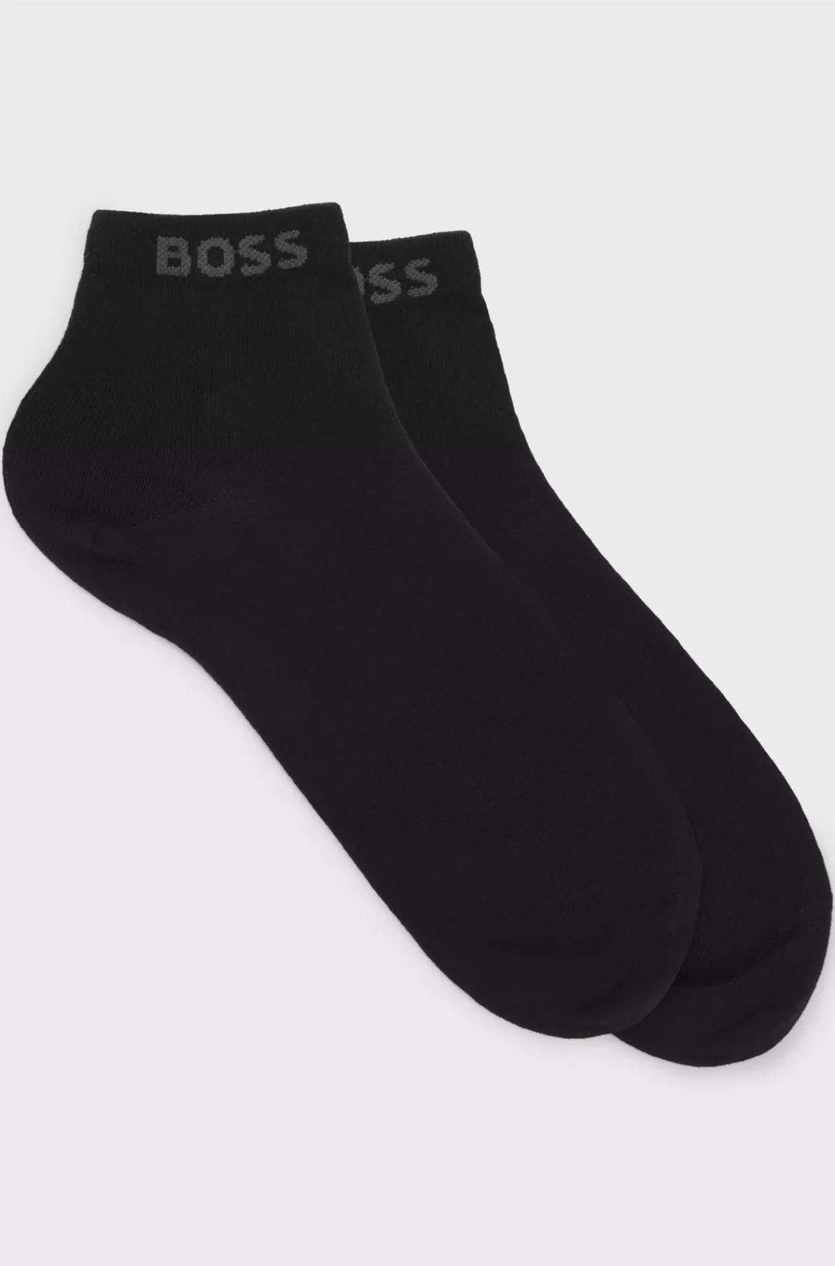 HUGO BOSS Pakke Med To Par Korte Strømper Med Logo Sort Sale