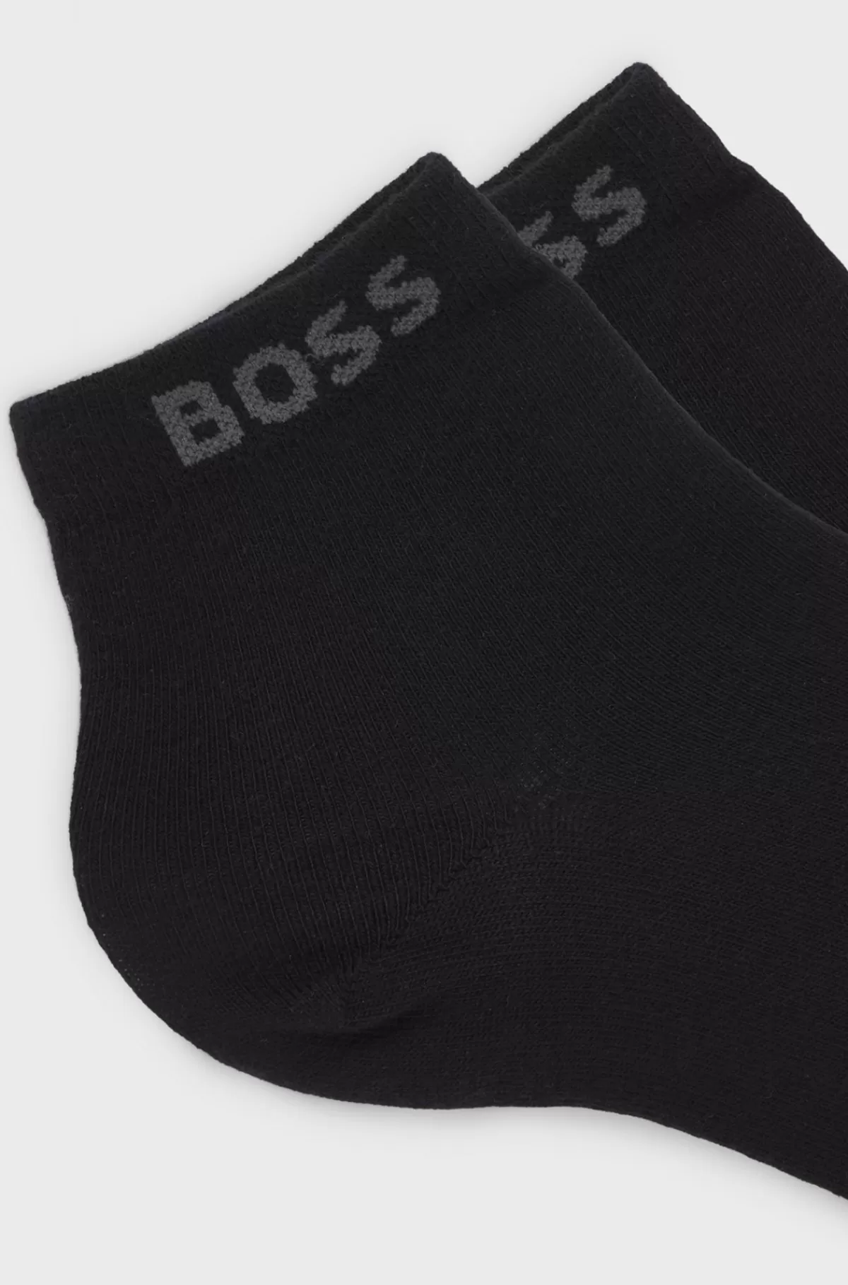 HUGO BOSS Pakke Med To Par Korte Strømper Med Logo Sort Sale