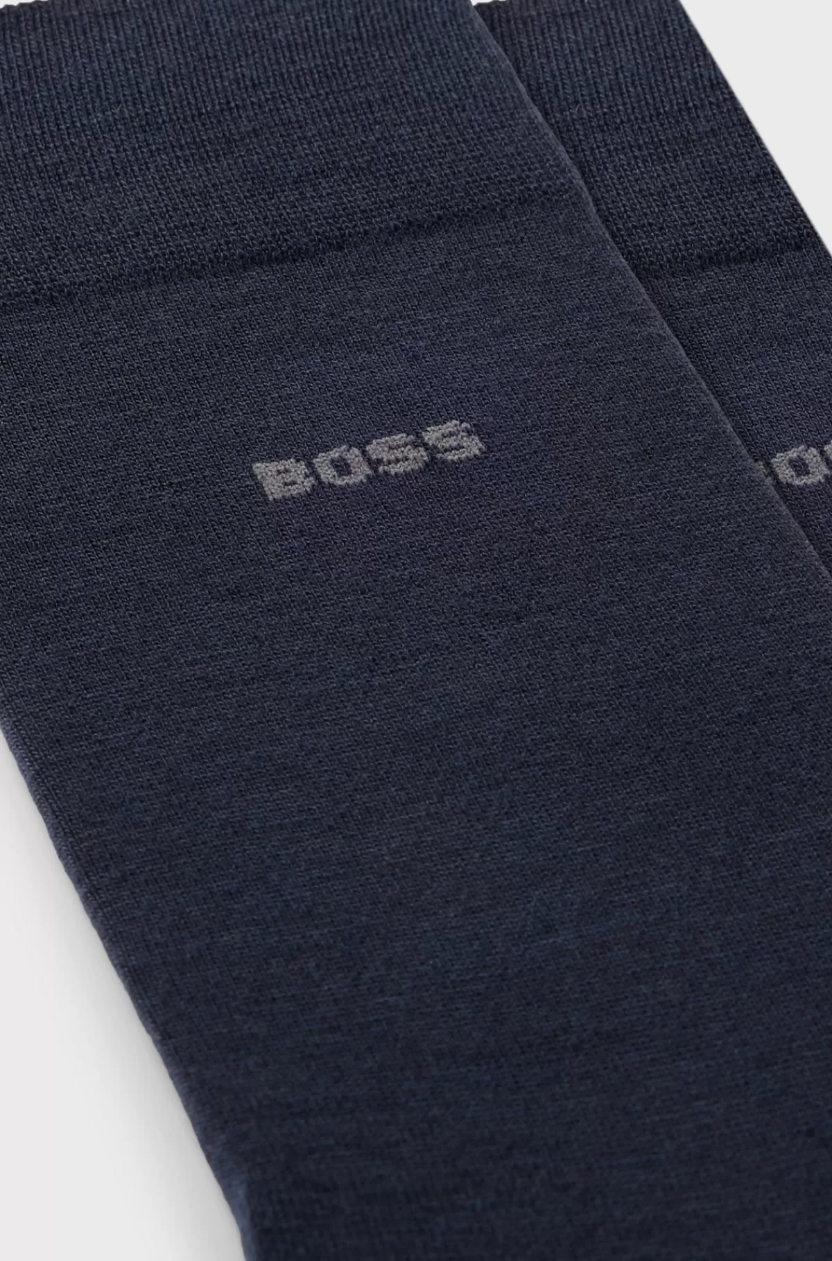 HUGO BOSS Pakke Med To Par Strømper I Uldblanding Mørkeblå Online