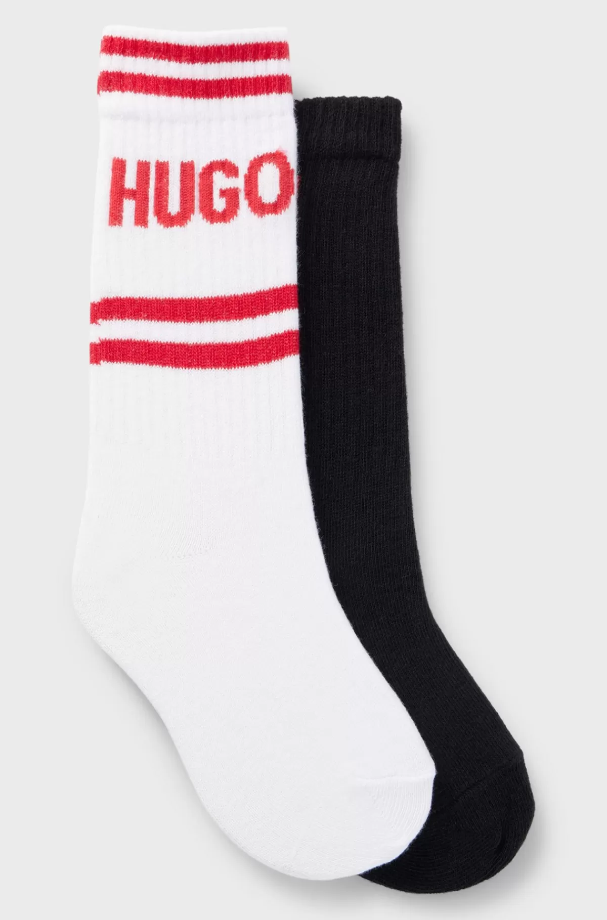 HUGO BOSS Pakke Med To Par Strømper Med Logo Til Børn Sort Best Sale