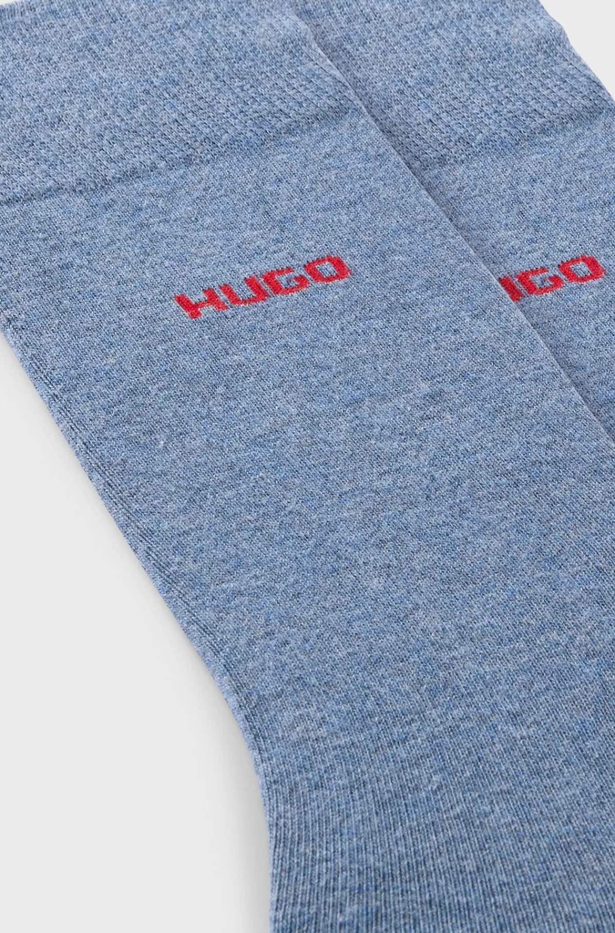HUGO BOSS Pakke Med To Sæt Strømper I En Bomuldsblanding Lyseblå Sale