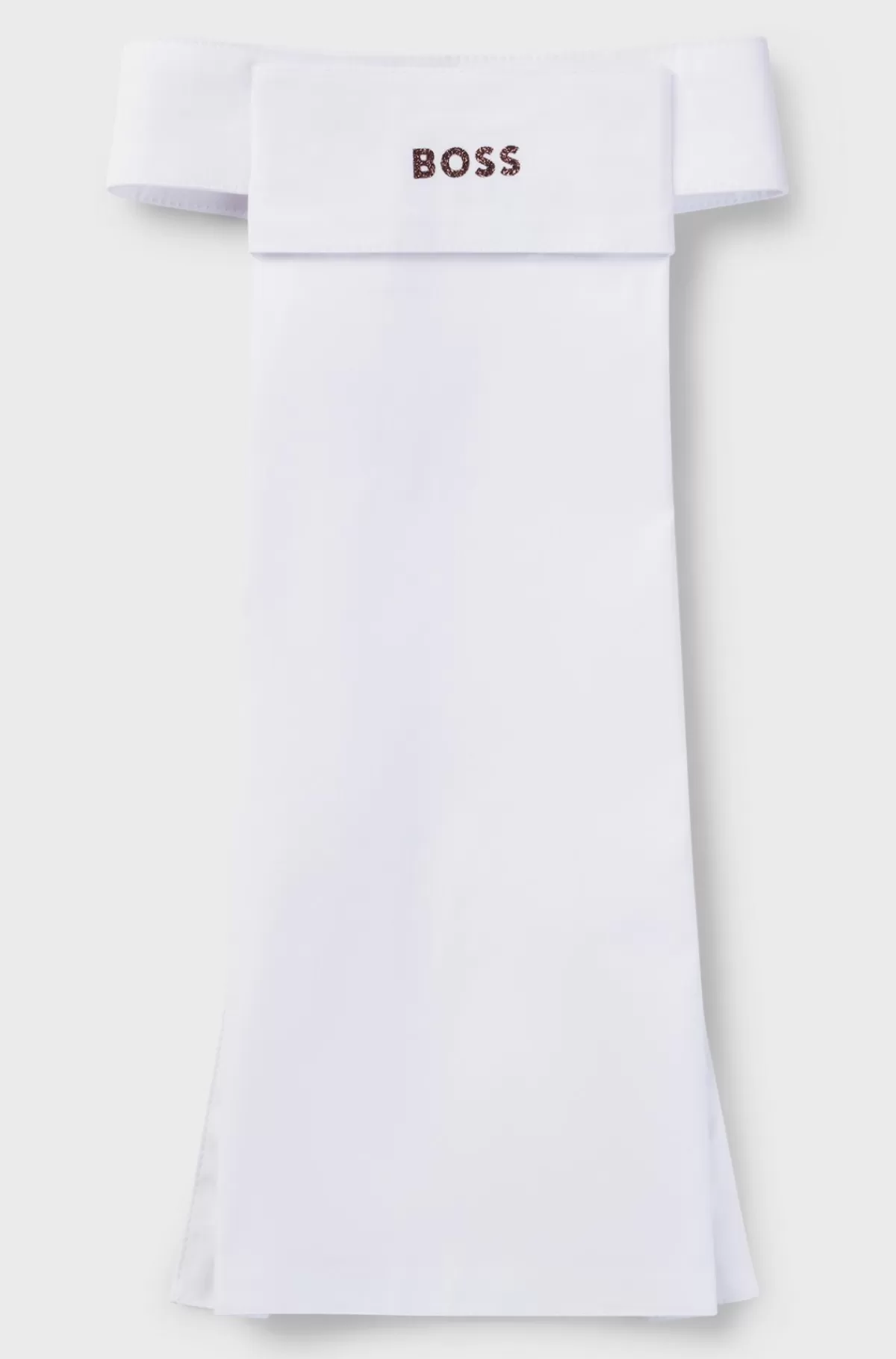 HUGO BOSS Plastron Til Hestesport Med Glimmerlogo Hvid Sale
