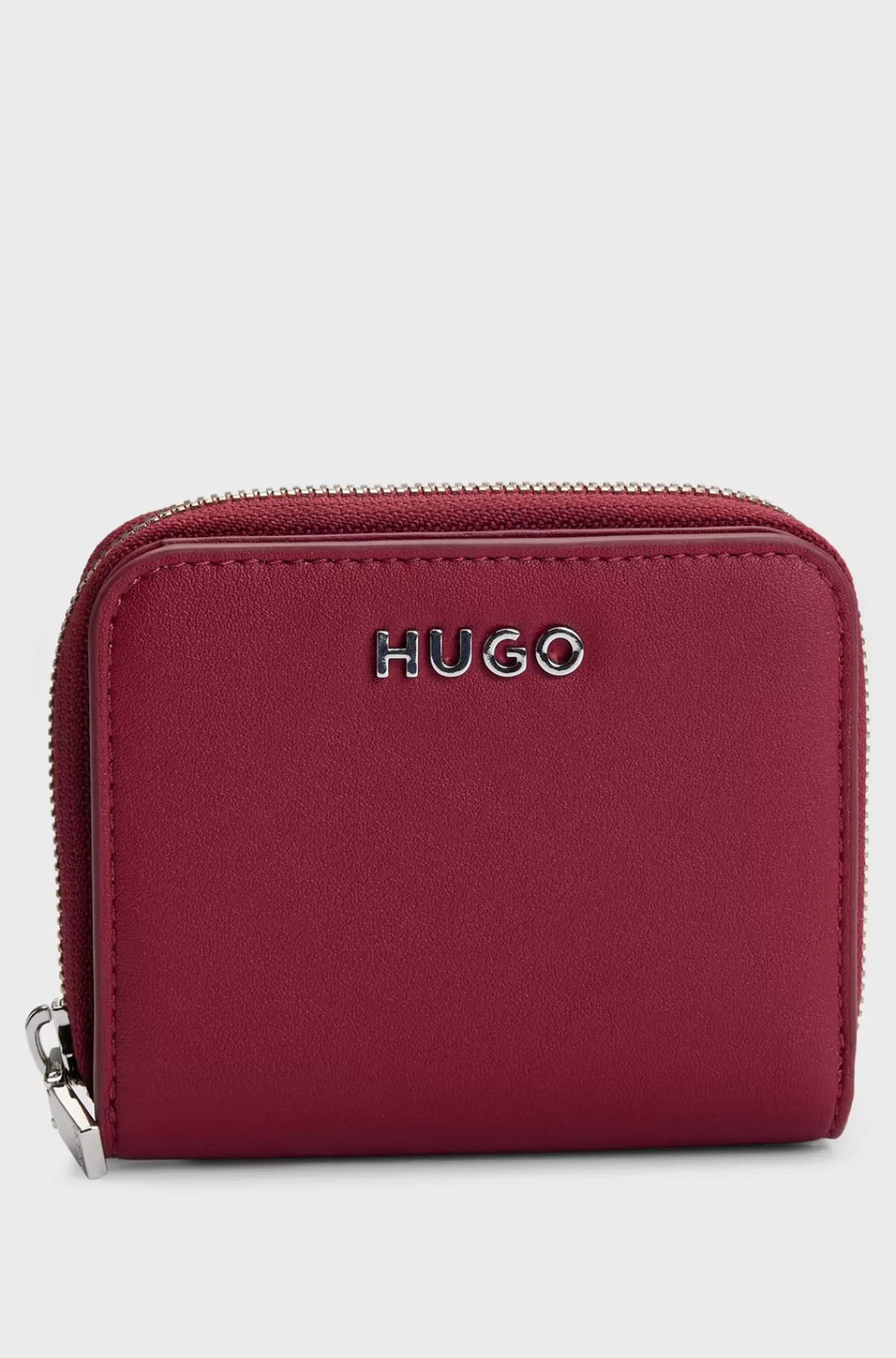 HUGO BOSS Pung I Imiteret Læder Med Logobogstaver Rød Clearance