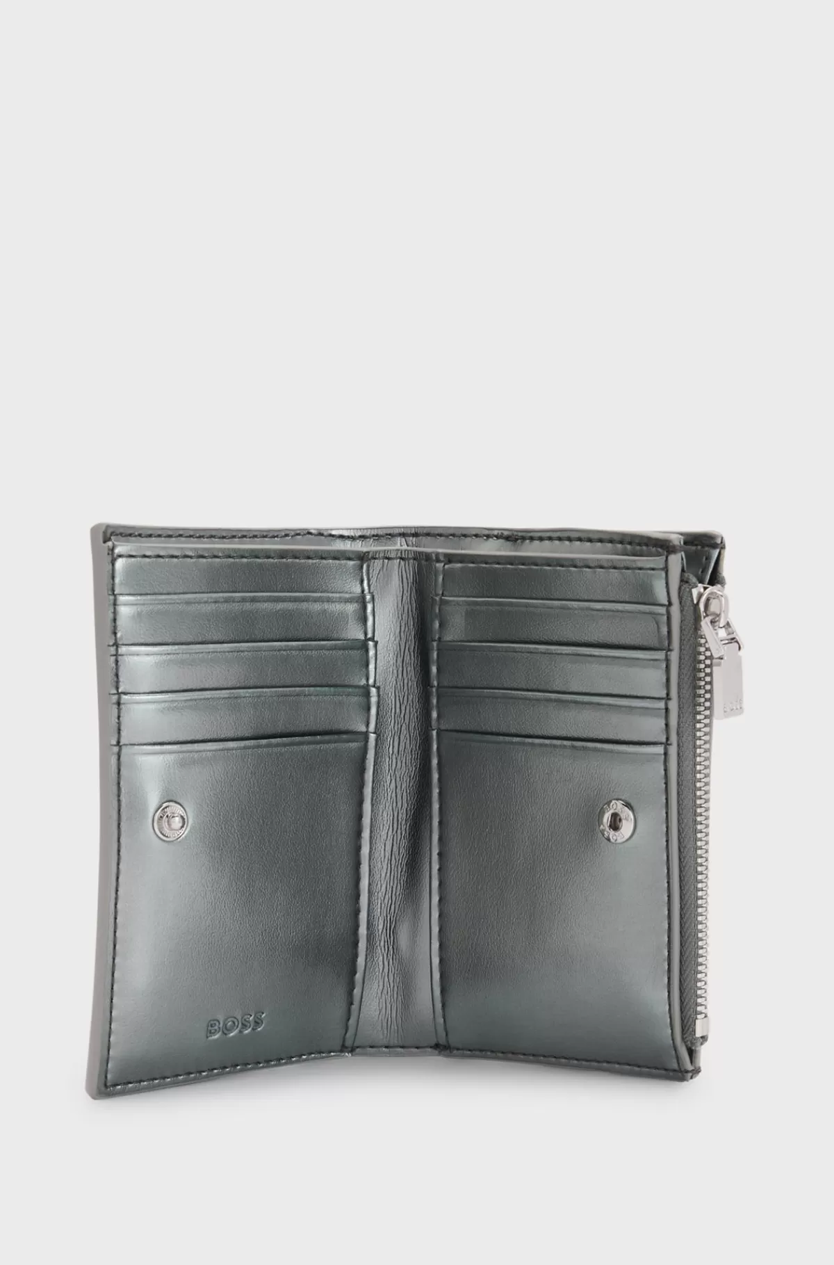 HUGO BOSS Pung Med Dobbelt B-monogram Sølv Clearance