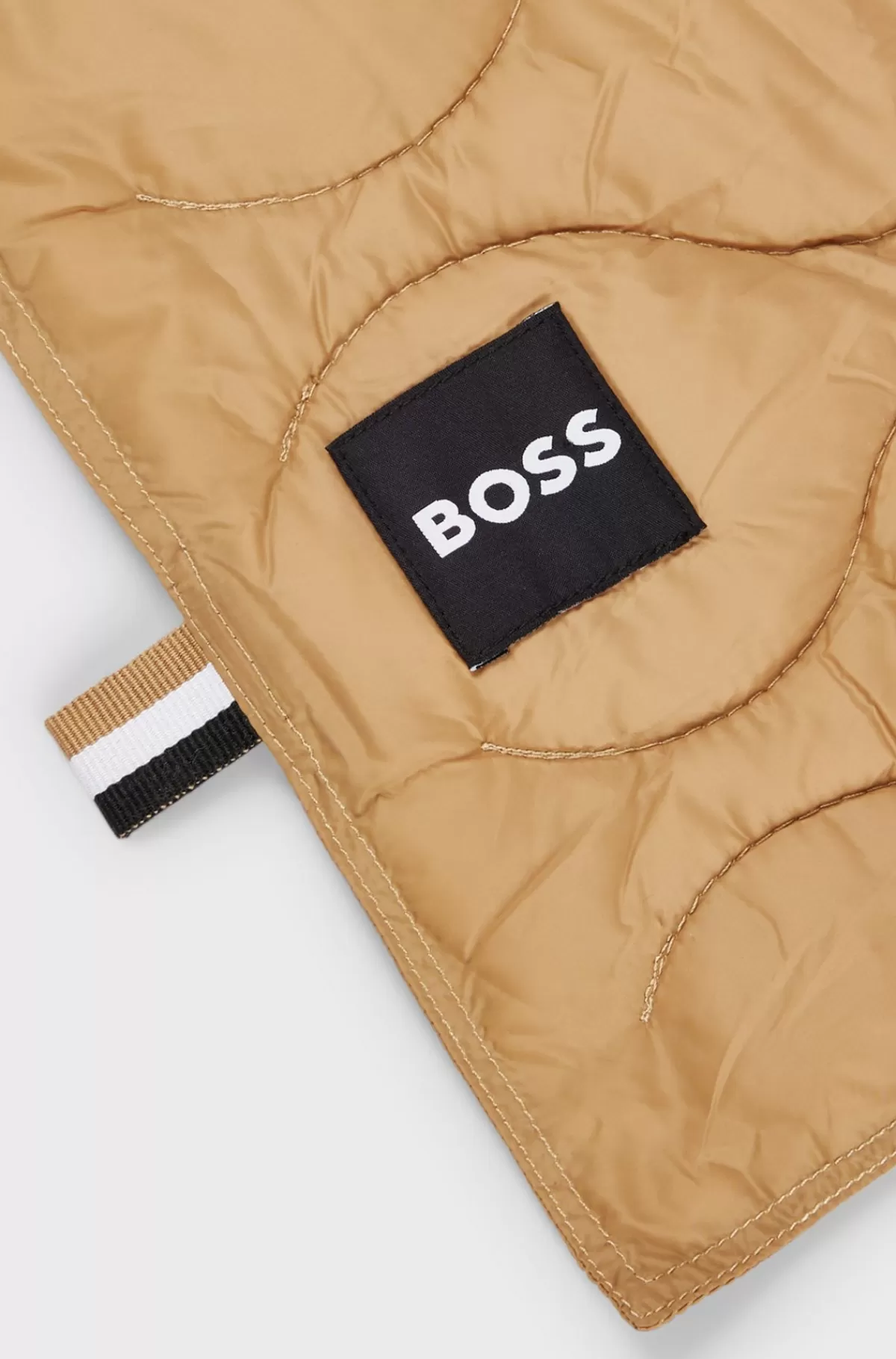 HUGO BOSS Quiltet Tæppe Med Rejsetaske Orange Best Sale