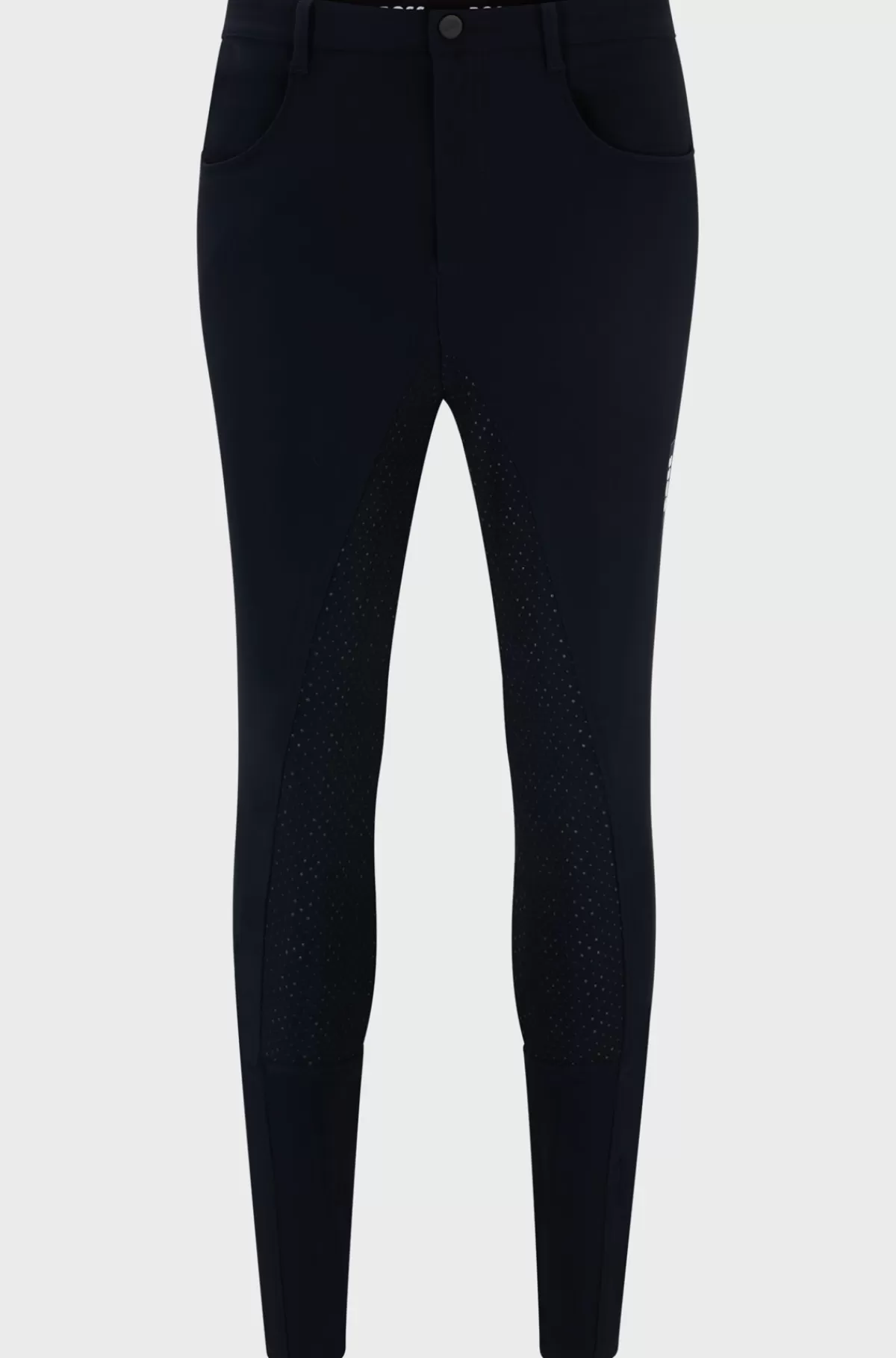 HUGO BOSS Ridebukser Til Hestesport Med Fuldskind Mørkeblå Hot