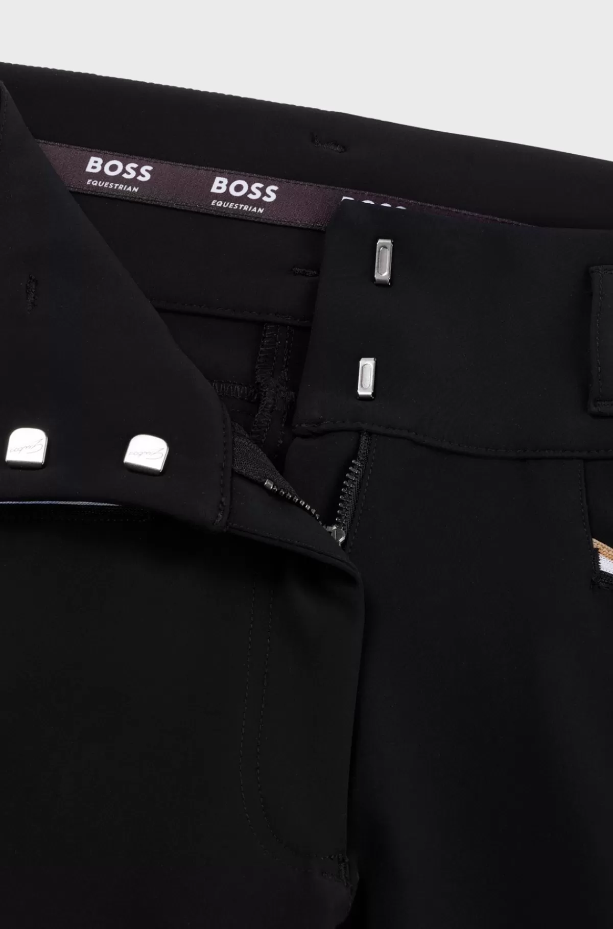 HUGO BOSS Ridebukser Til Hestesport Med Full-grip Og Ekstra Stræk Sort Shop