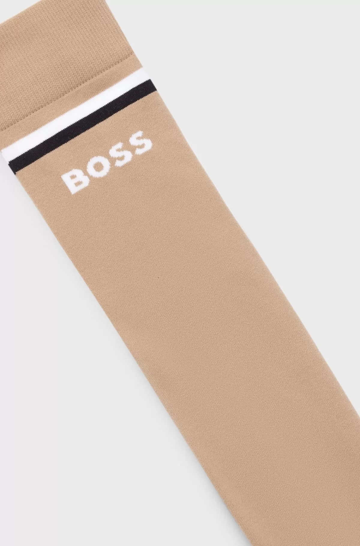 HUGO BOSS Ridesokker Til Hestesport Med Signaturstriber Og Logo Beige Cheap
