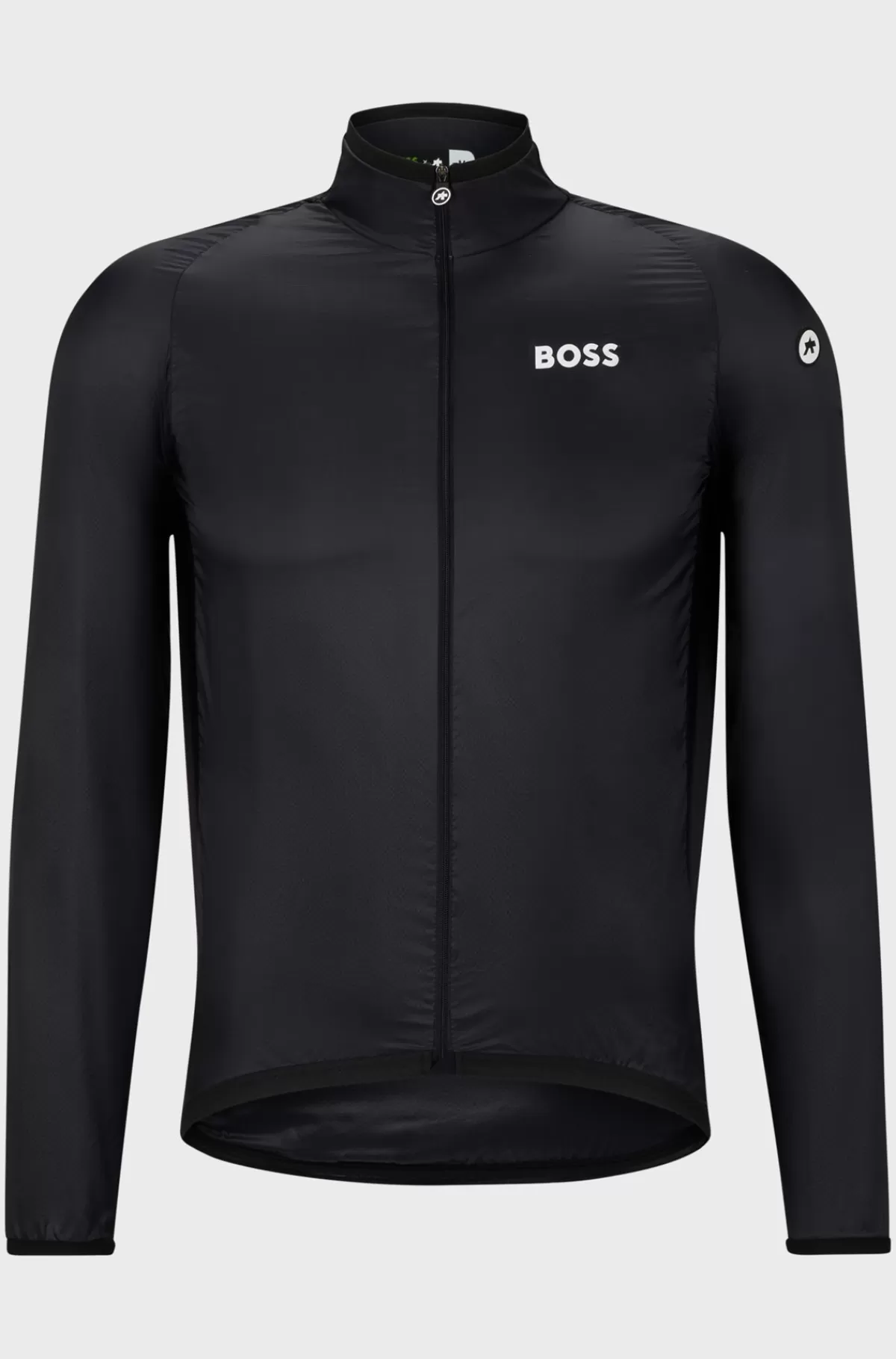 HUGO BOSS Sammenfoldelig Vindjakke Fra BOSS X ASSOS Med Branding Sort Online