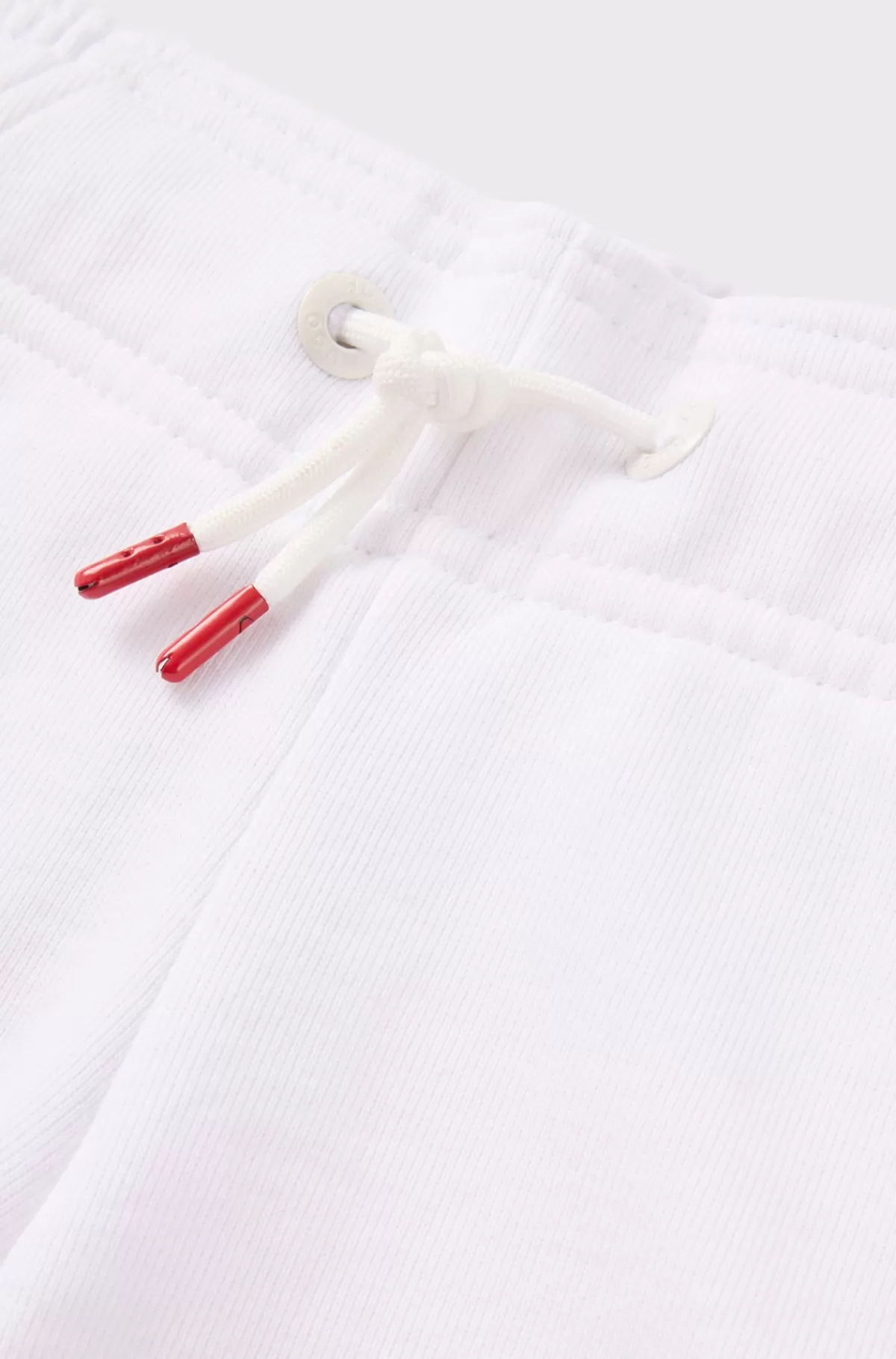 HUGO BOSS Shorts Til Børn I Bomuldsblanding Med Metallisk Logo Hvid Clearance