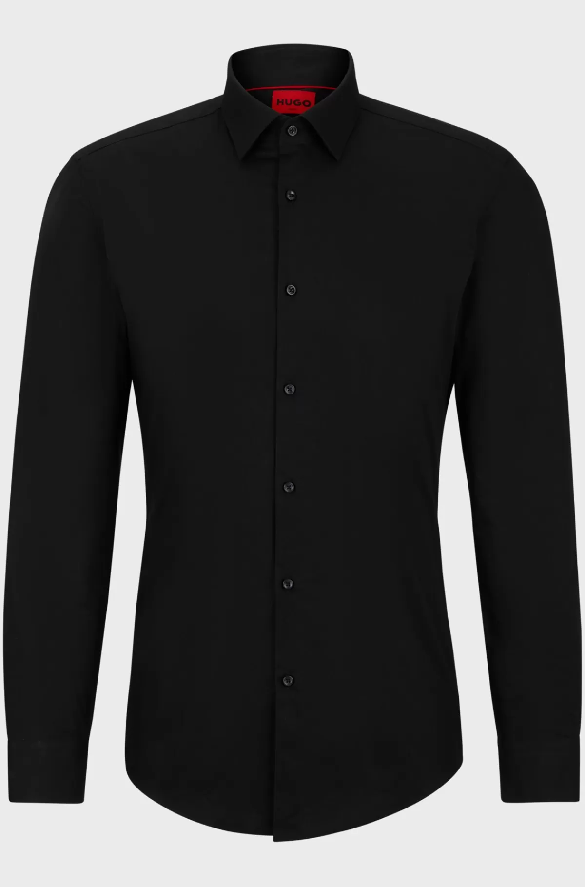 HUGO BOSS Skjorte I Slank Pasform I Bomuldspoplin, Der Er Let At Stryge Sort Flash Sale