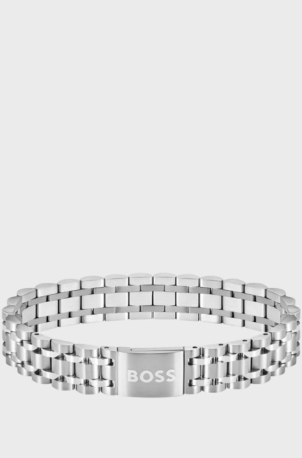 HUGO BOSS farvet Armbånd Med Magnetisk Logolås Sølv Flash Sale