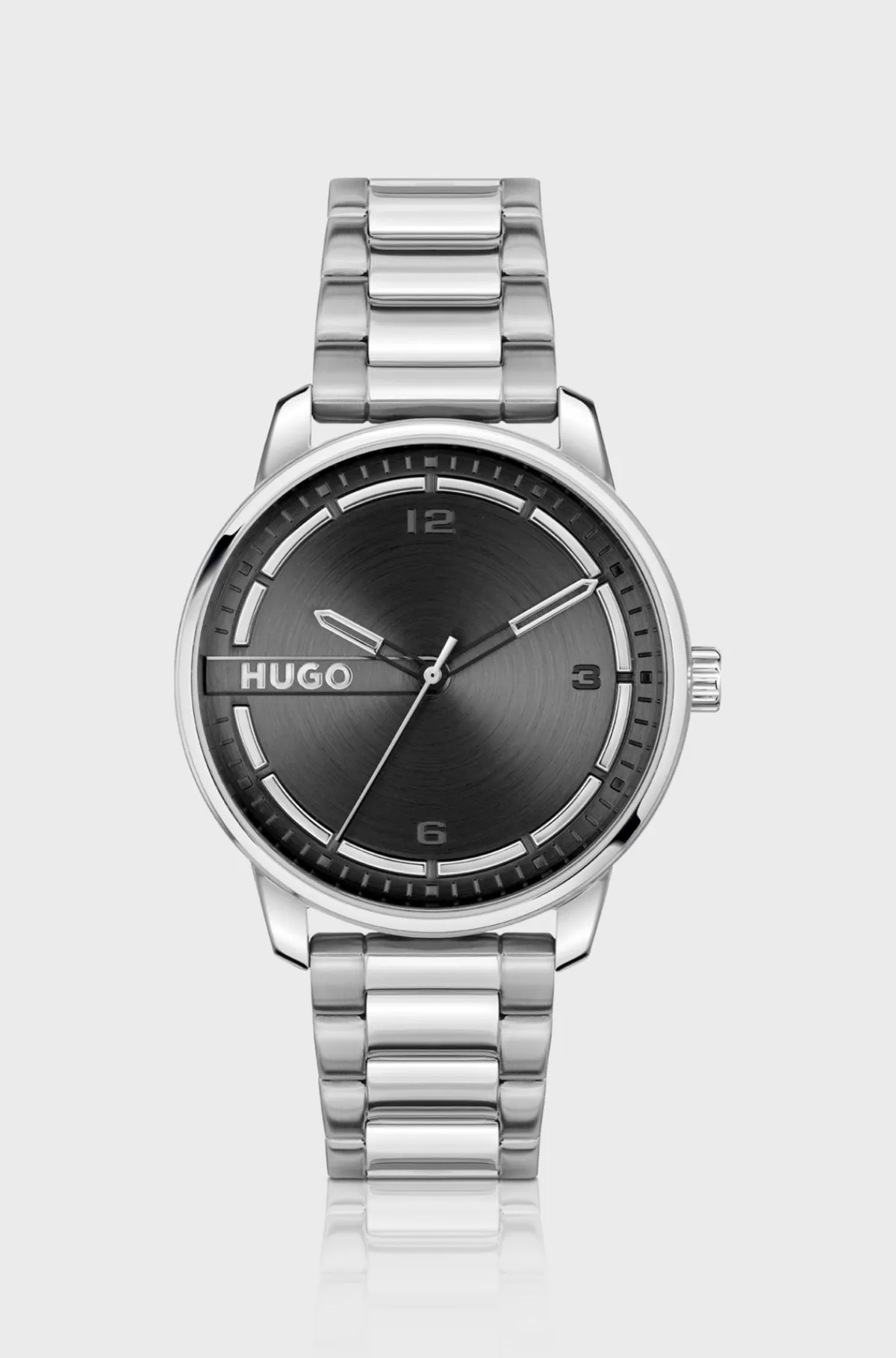 HUGO BOSS farvet Ur Med Sort Urskive Sølv Shop