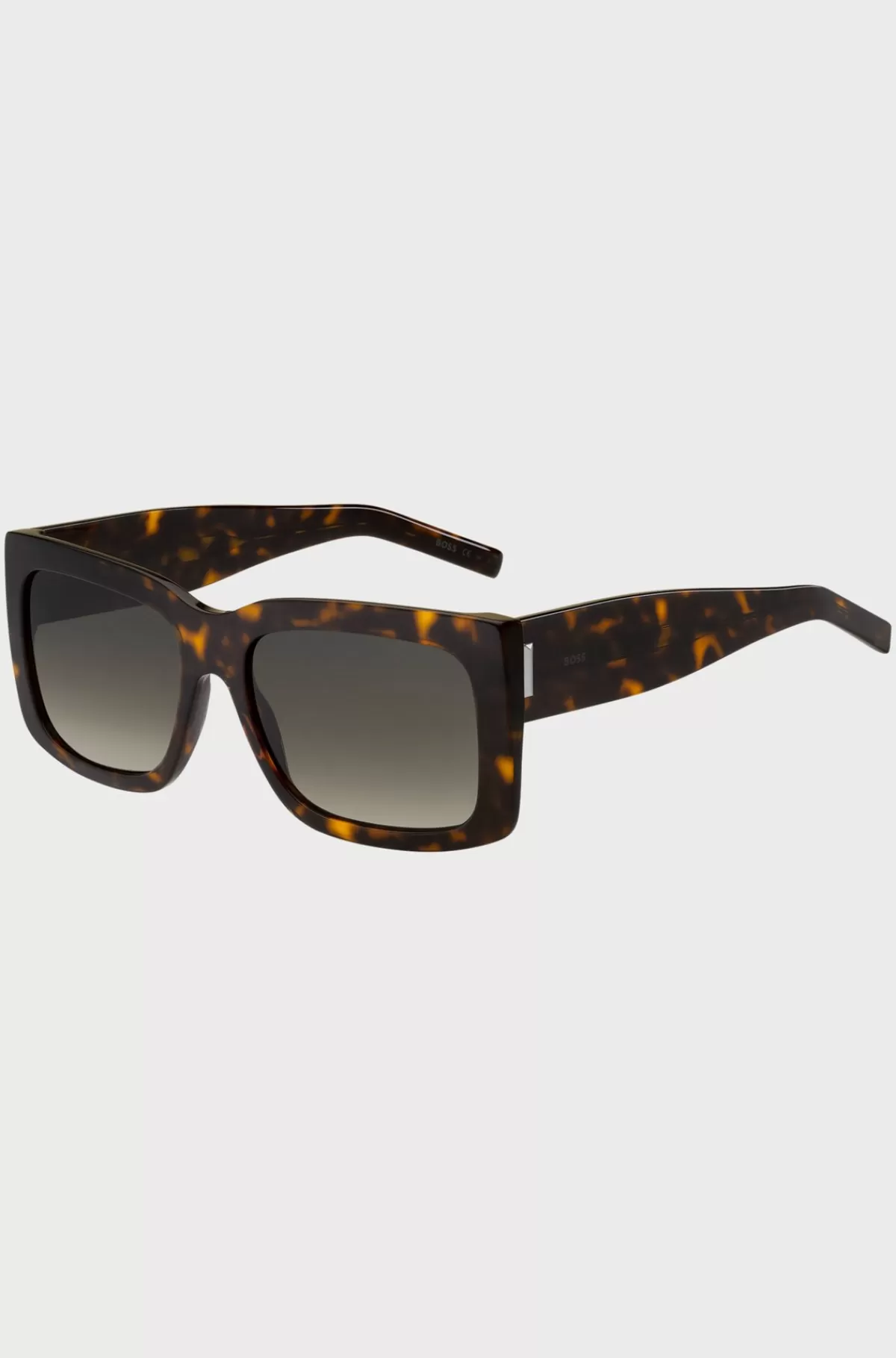 HUGO BOSS Solbriller I Havana-bio-acetat Med Signatur-metal Brun Clearance
