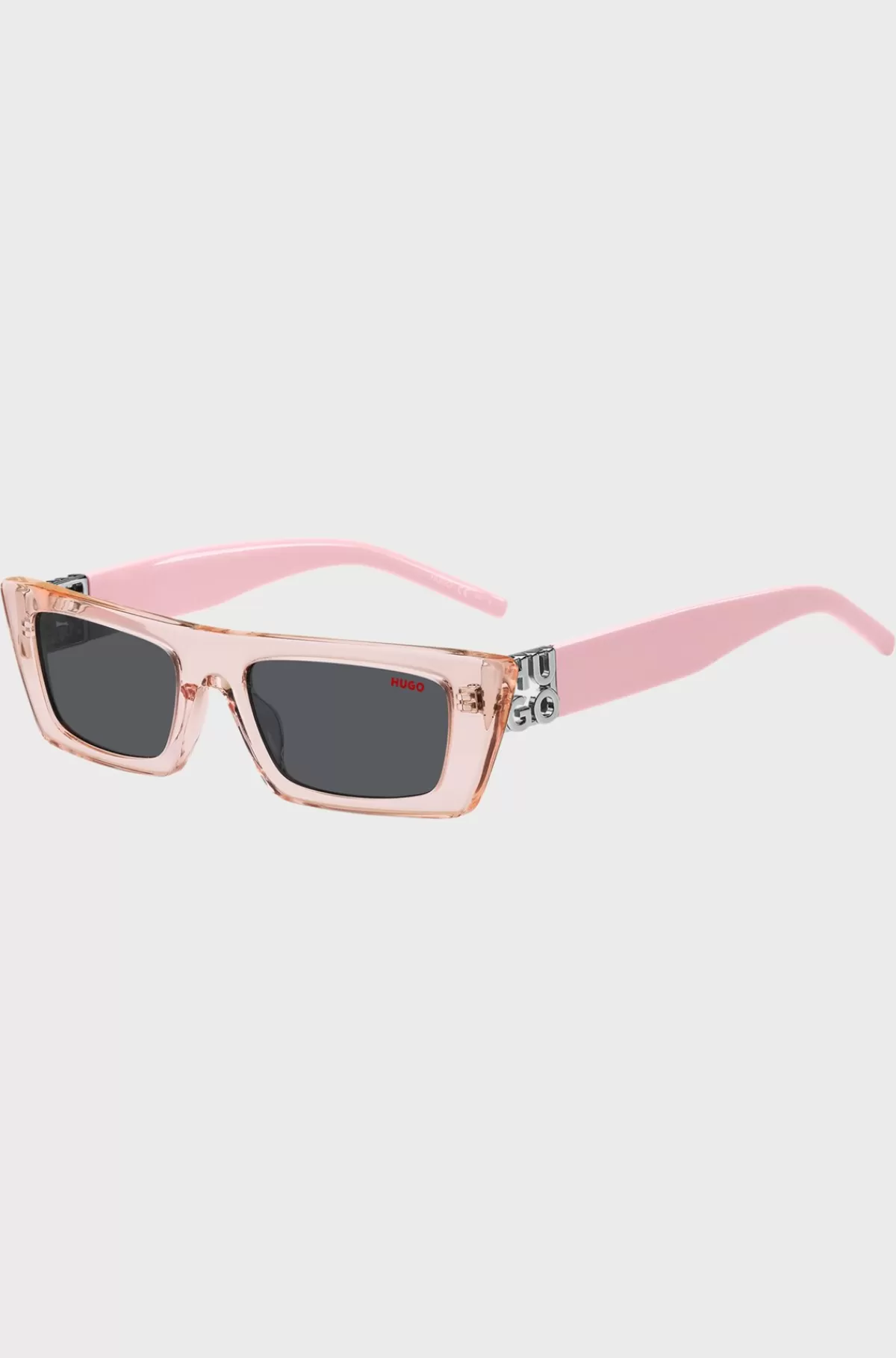HUGO BOSS Solbriller I Lyserødt Acetat Med 3D-monogram Lys pink Clearance