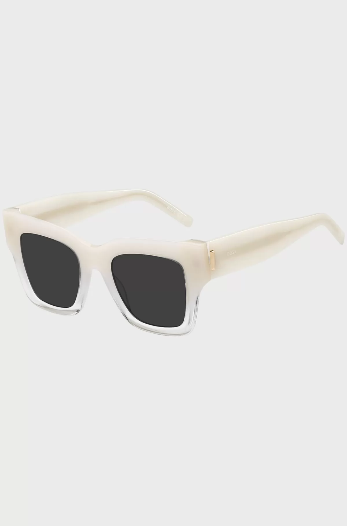 HUGO BOSS Solbriller I Opal Acetat Med Signatur-hardware Lys pink Clearance