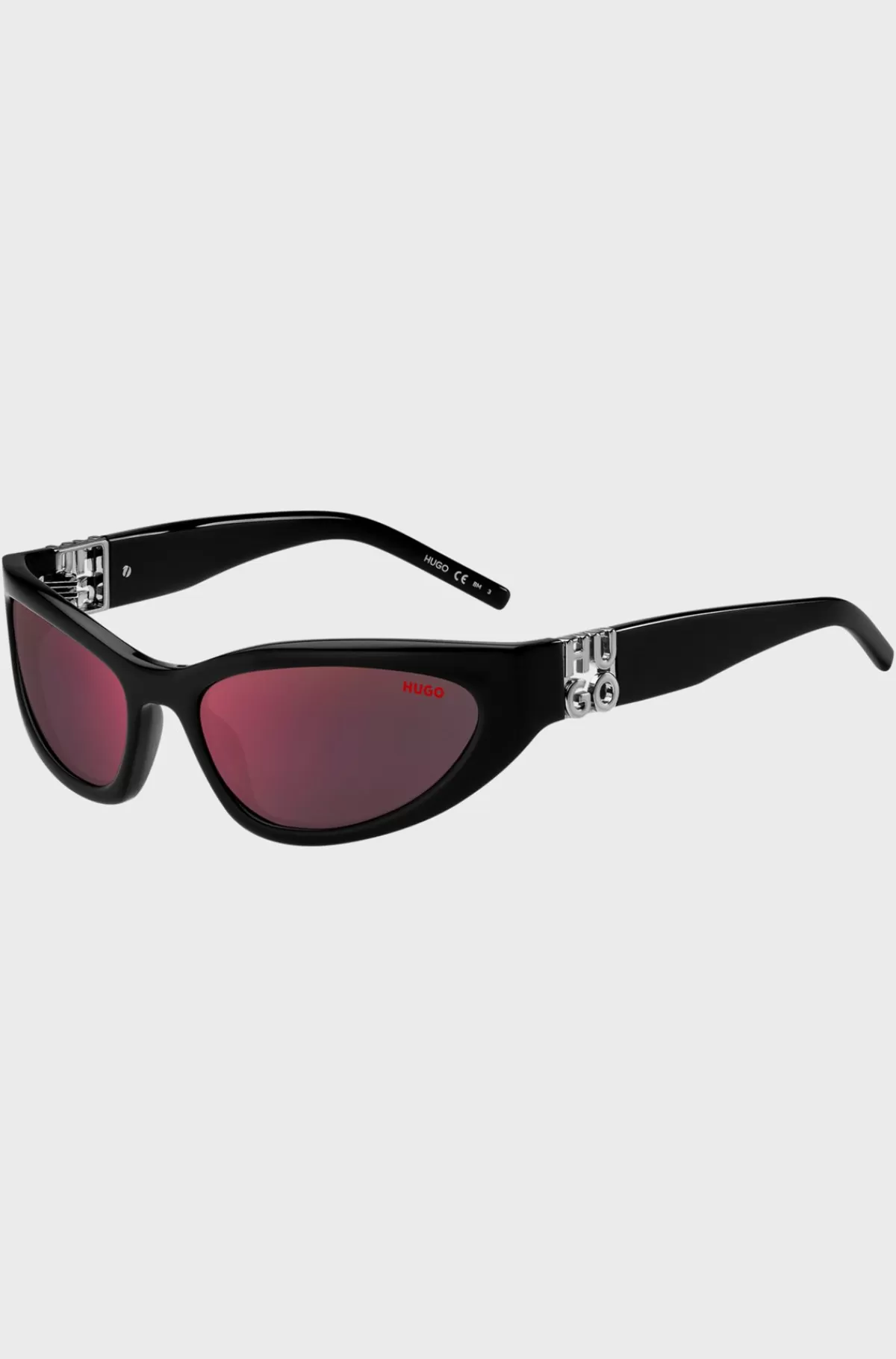 HUGO BOSS Solbriller I Acetat Med 3D-monogram Sort Cheap