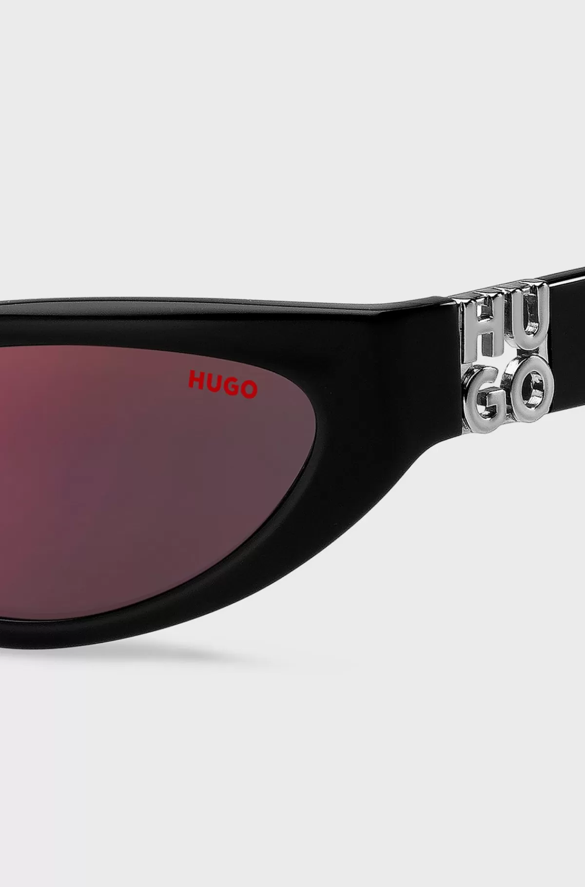 HUGO BOSS Solbriller I Acetat Med 3D-monogram Sort Cheap