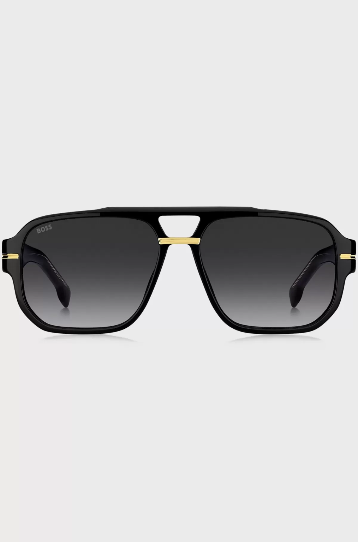 HUGO BOSS Solbriller I Acetat Med Guldfarvede Detaljer Sort Flash Sale