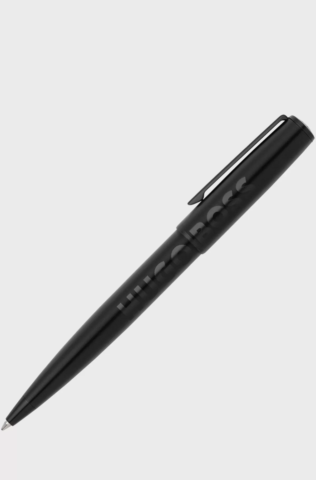 HUGO BOSS Kuglepen Med Tonalt Logo Sort Discount