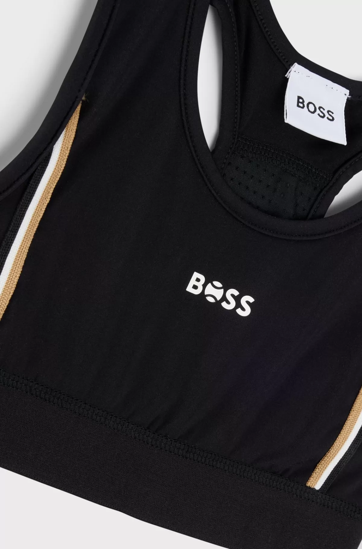 HUGO BOSS Sports-bh Til Børn Med Signaturstriber Og Logo Sort Discount