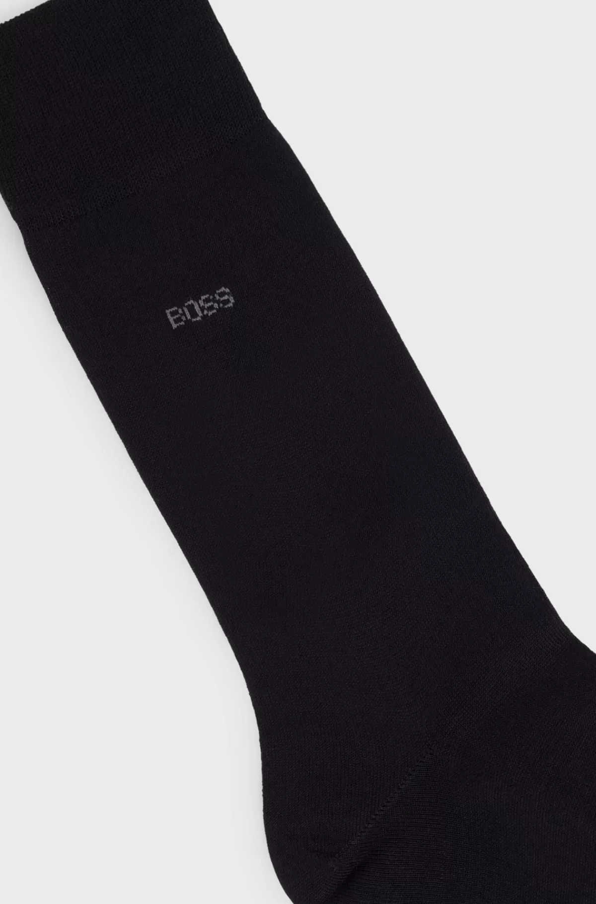 HUGO BOSS Strømper I Almindelig Længde I Merceriseret Egyptisk Bomuld Sort Hot