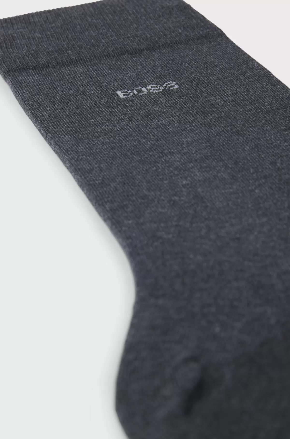 HUGO BOSS Strømper I Almindelig Længde I Merceriseret Egyptisk Bomuld Mørkegrå Sale
