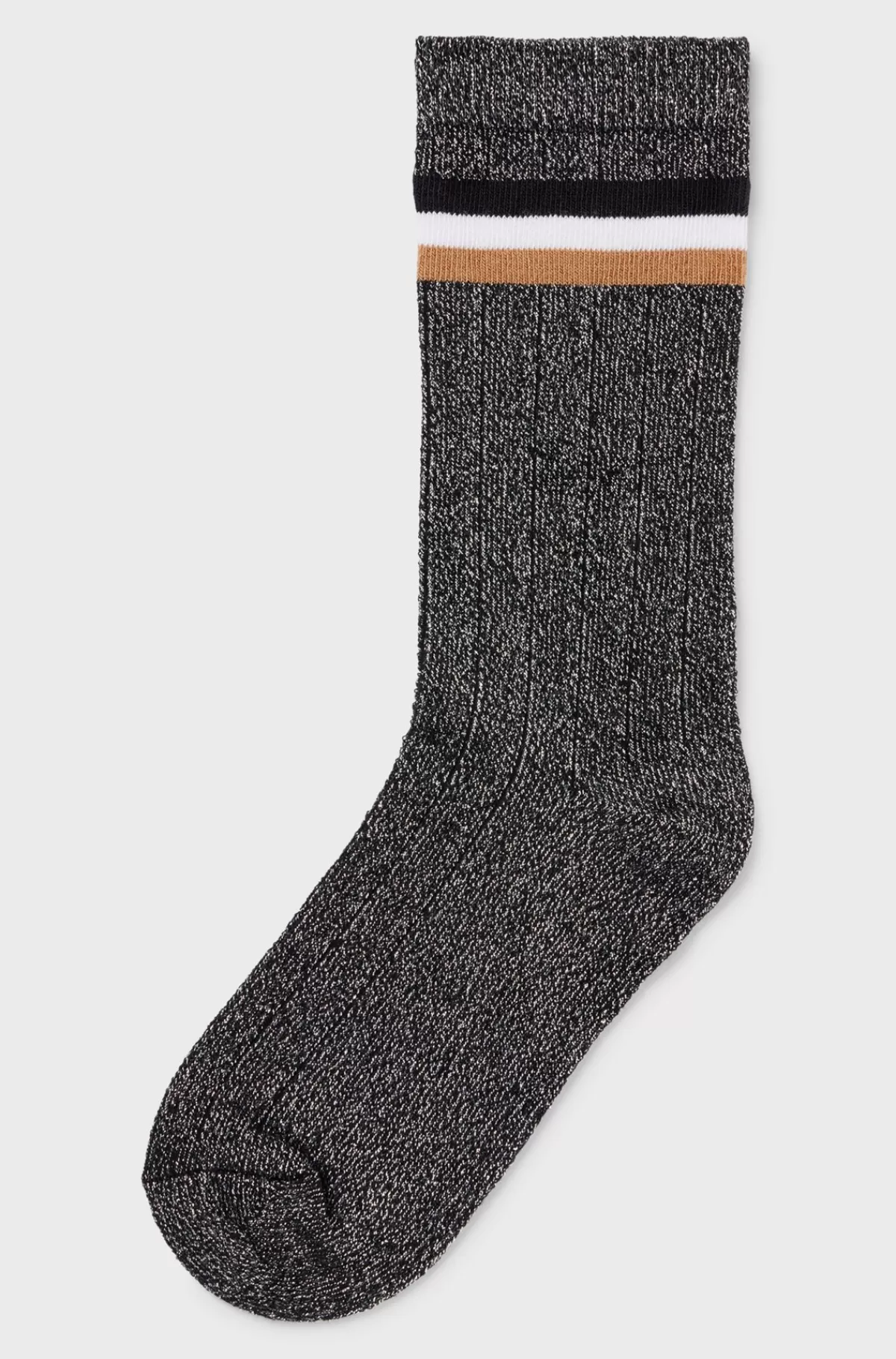 HUGO BOSS Strømper I Bomuldsblanding Til Børn Med Signaturstribe Og Logo Sort Discount