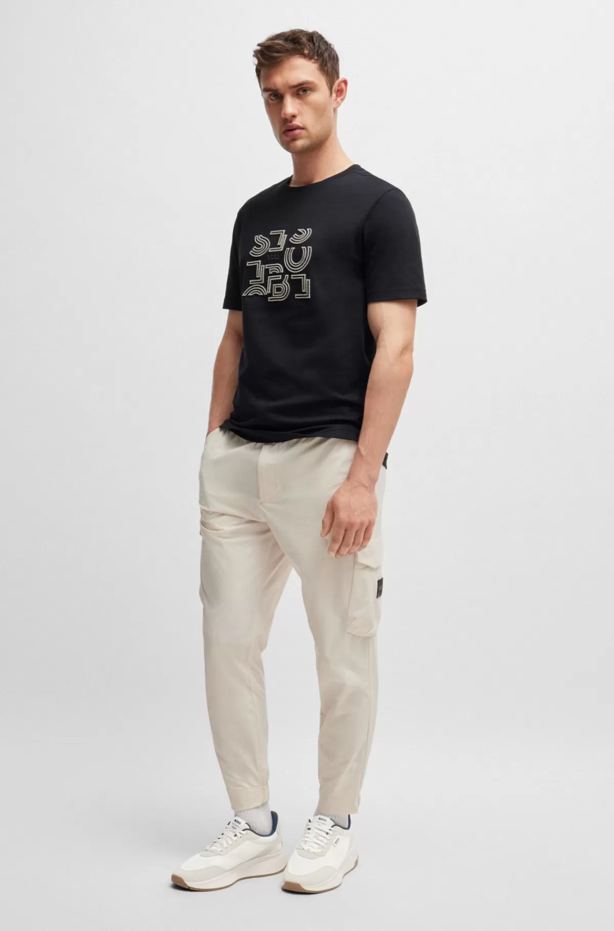 HUGO BOSS THE CHANGE Sneakers Lys beige Store