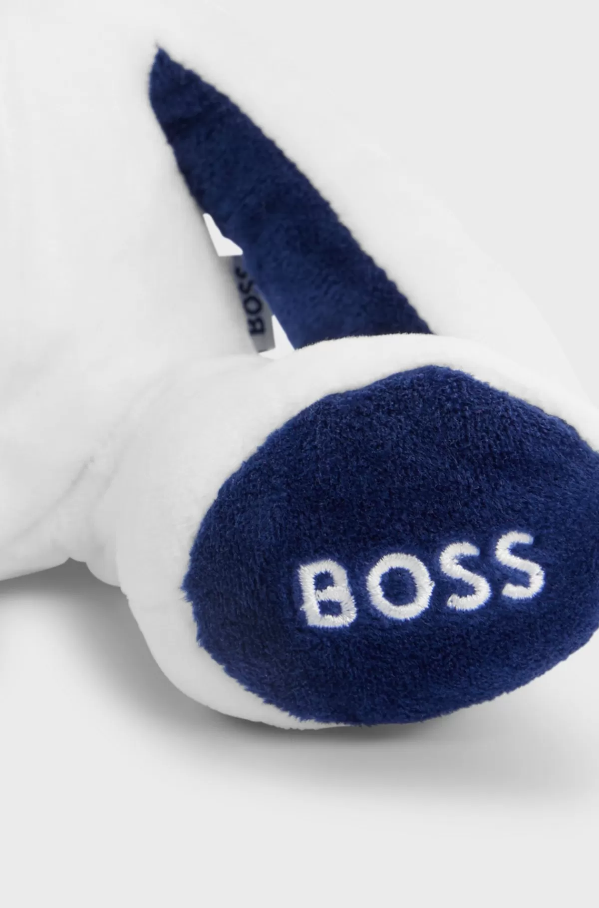 HUGO BOSS Tøjdyr Til Babyer I Imiteret Pels Med Broderede Logoer Hvid Flash Sale