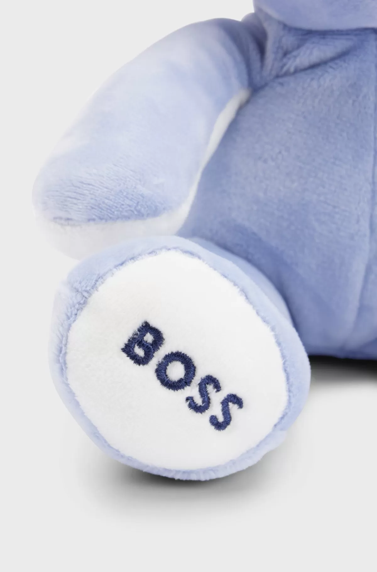 HUGO BOSS Tøjdyr Til Babyer I Imiteret Pels Med Broderede Logoer Lyseblå Discount