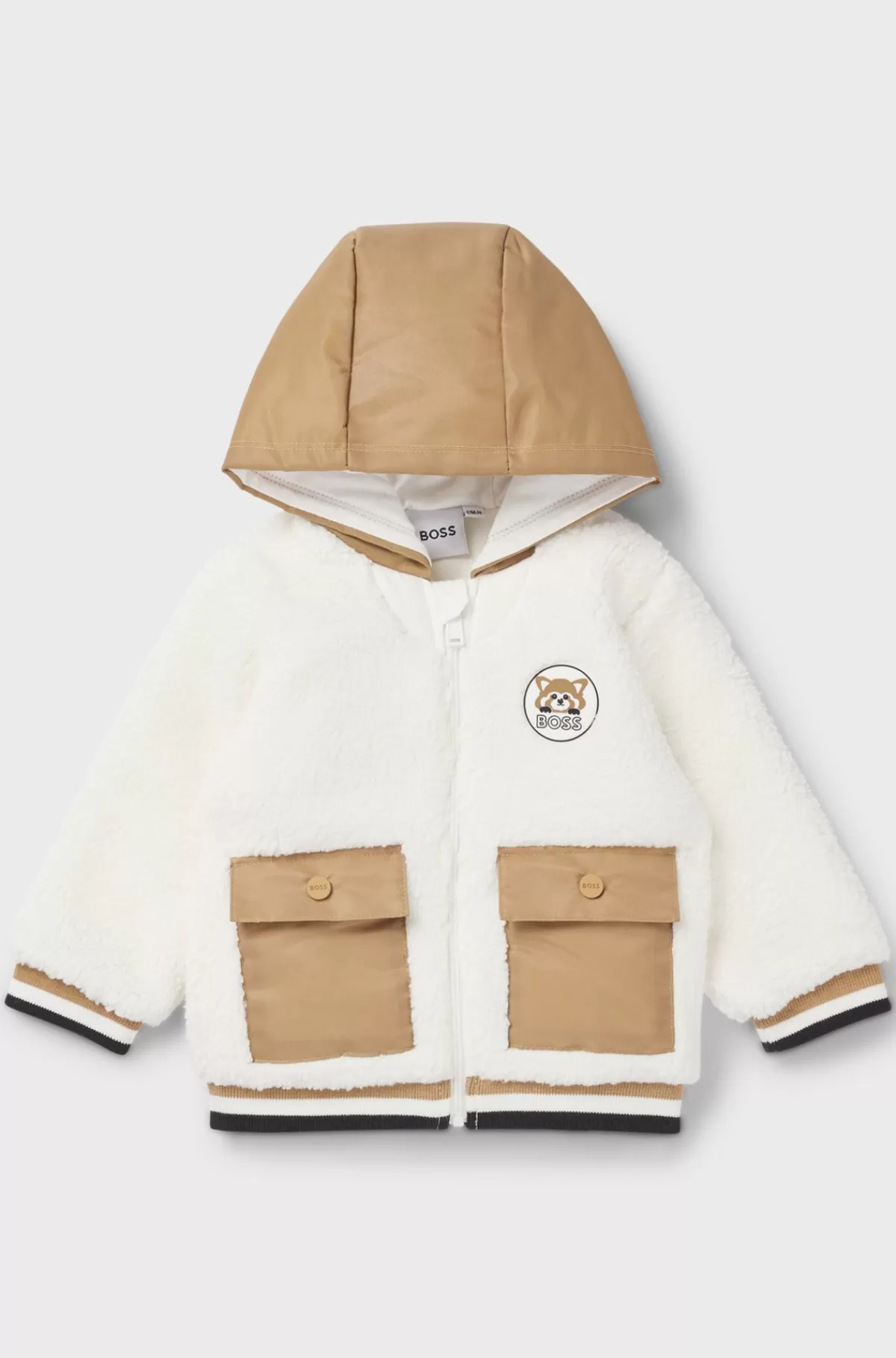 HUGO BOSS Tracksuit Til Babyer Med Rød Panda-logo Hvid New