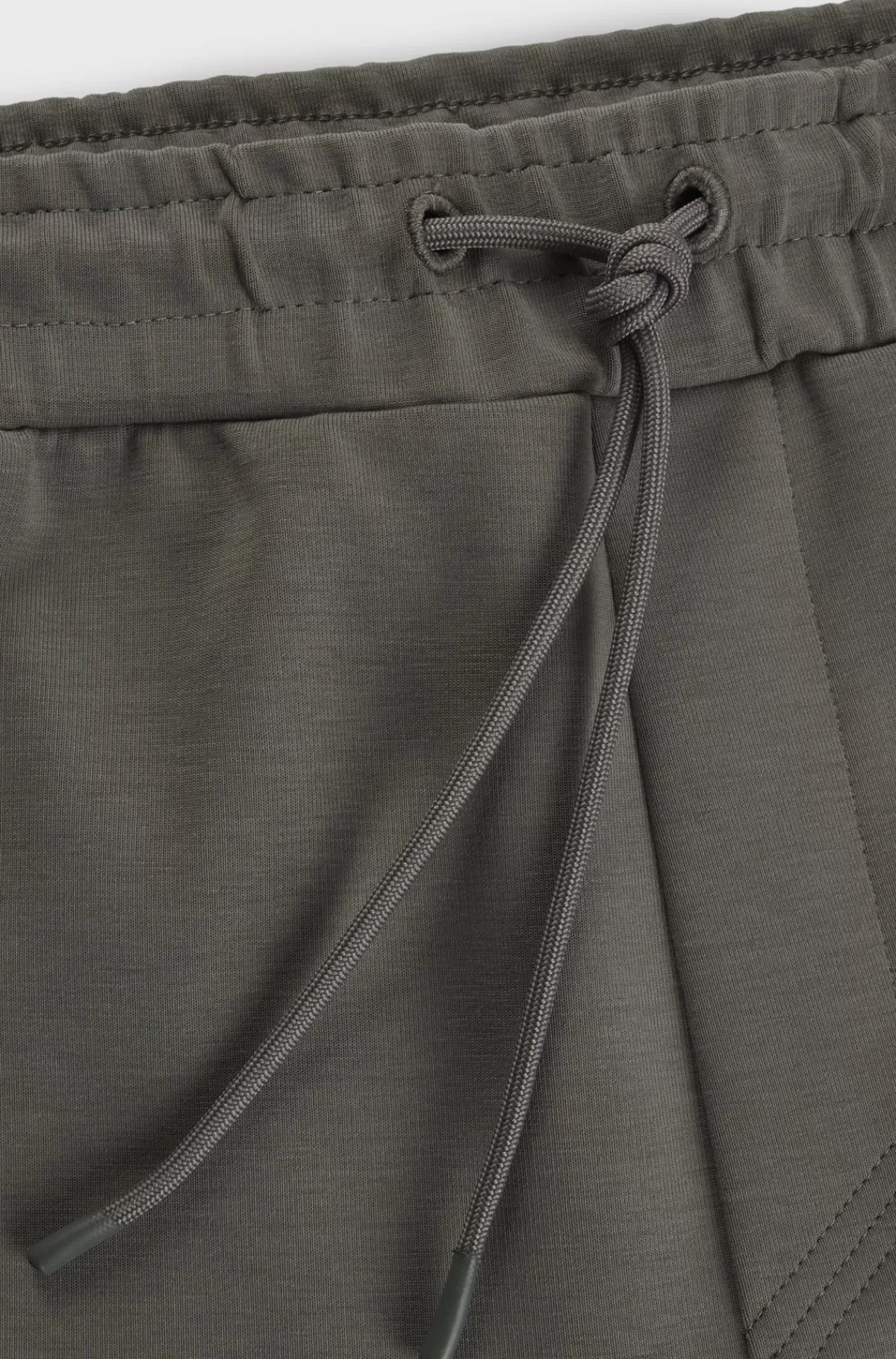 HUGO BOSS Tracksuit-bukser I Bomuldsblanding Med Diskrete Striber Grå Outlet