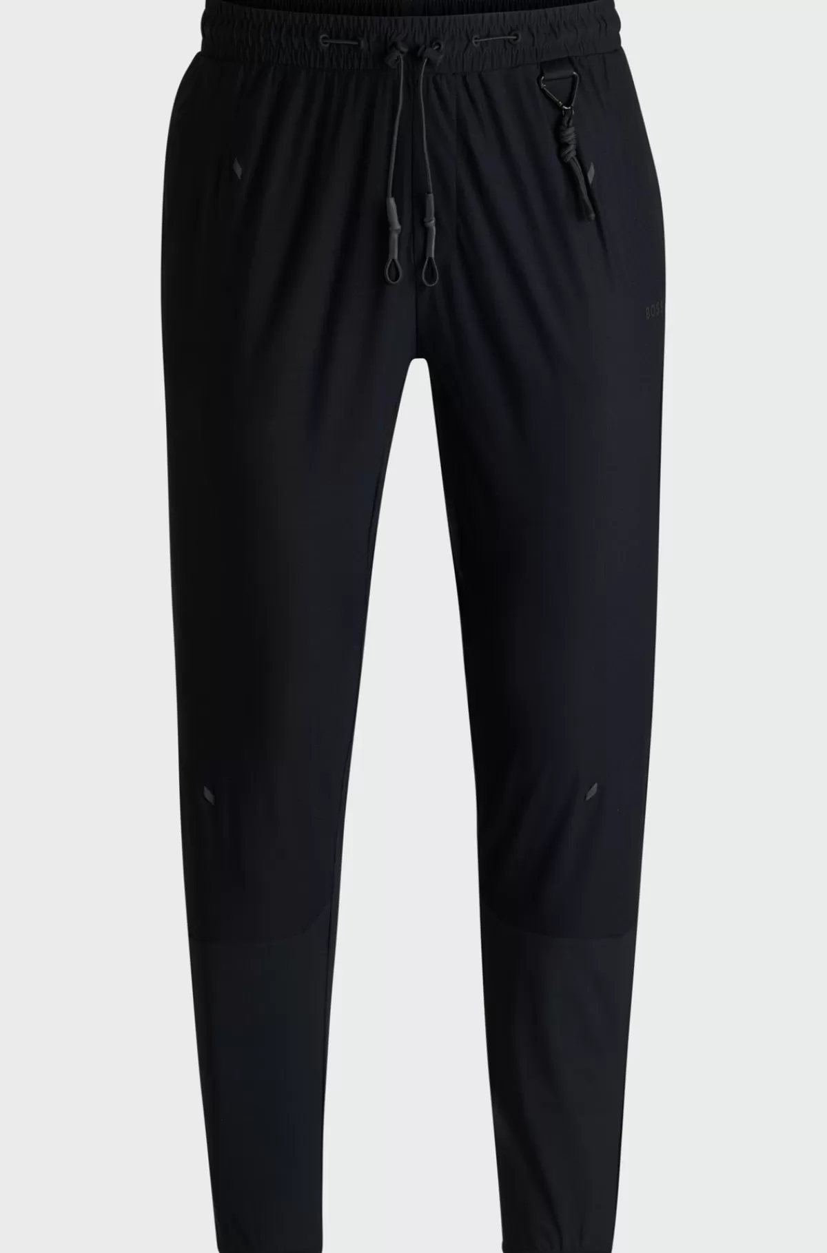 HUGO BOSS Tracksuit-bukser Med Regular Fit I Hurtigtørrende Performance-stof Sort Discount