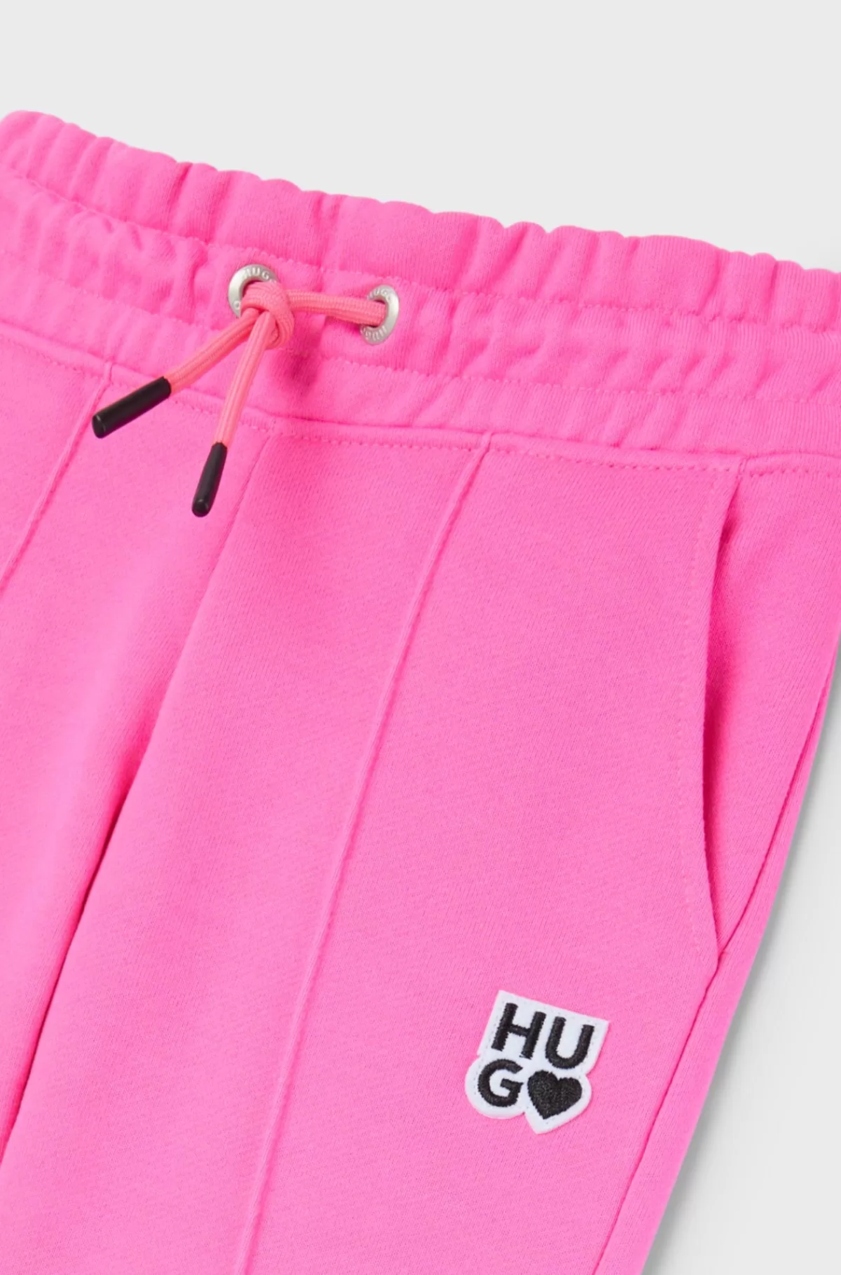HUGO BOSS Tracktrousers Til Børn I Fleece Med Logodetaljer Pink Hot