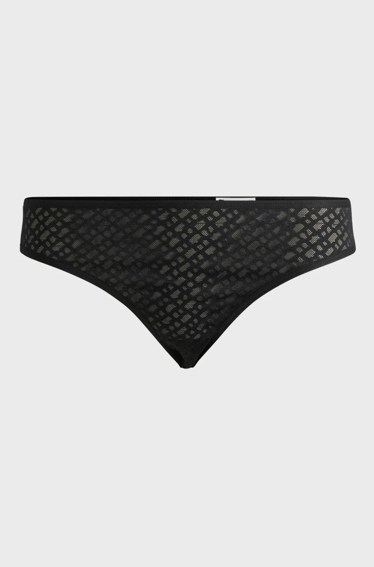 HUGO BOSS Trusser Med Monogramblonder Og Logodetalje Sort New