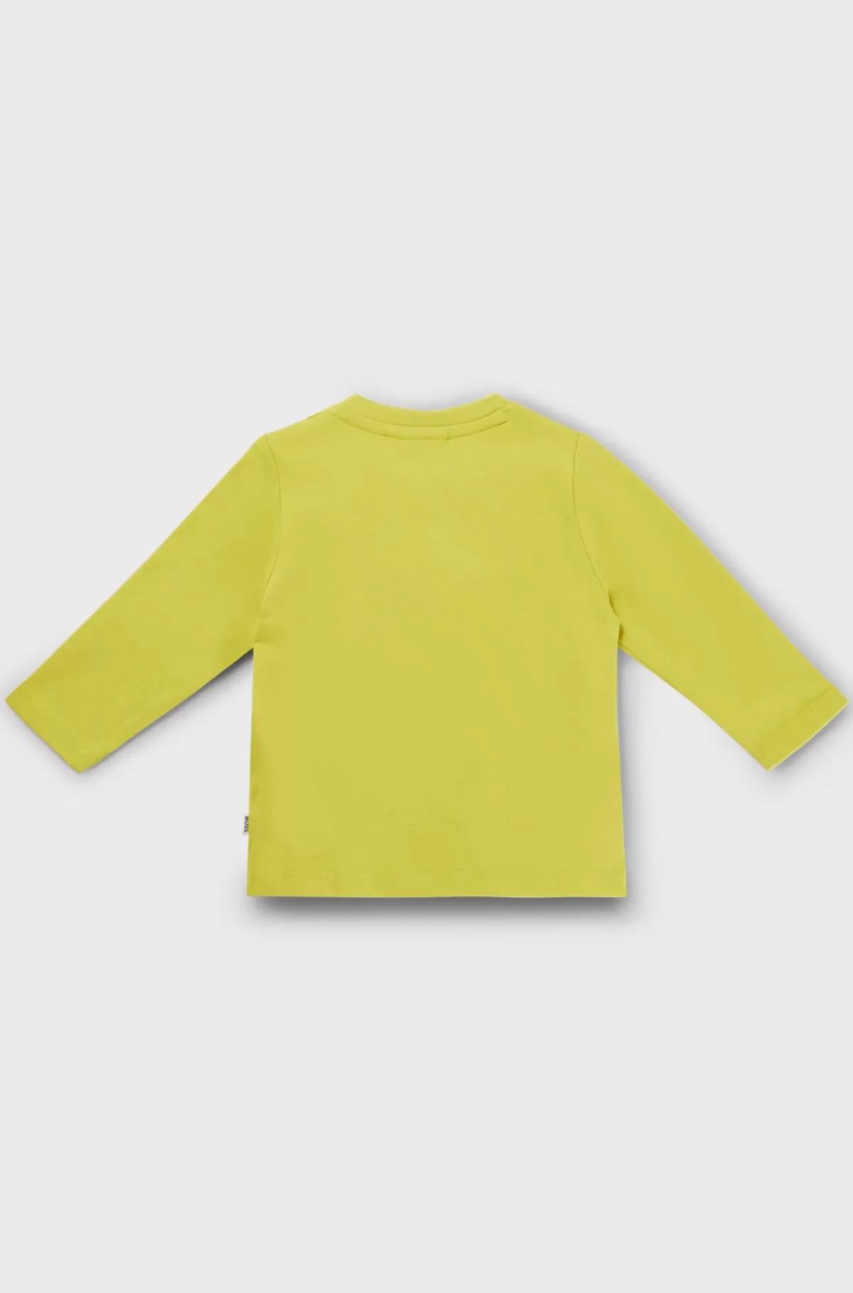 HUGO BOSS T-shirt Med Lange ærmer Til Børn I Bomuld Med Logografik Grøn Hot