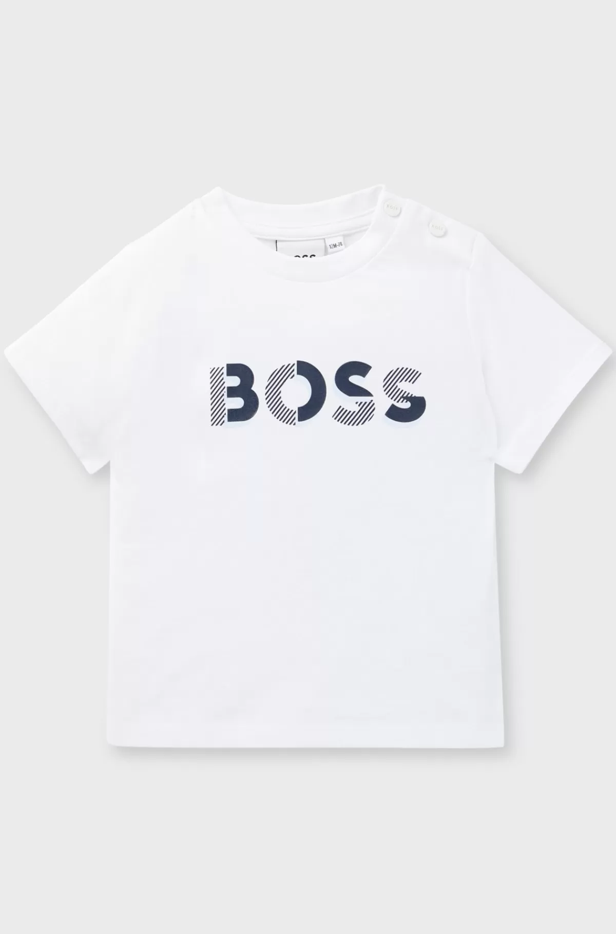 HUGO BOSS T-shirt Til Babyer I Bomuldsjersey Med Logoprint Mønstret Cheap
