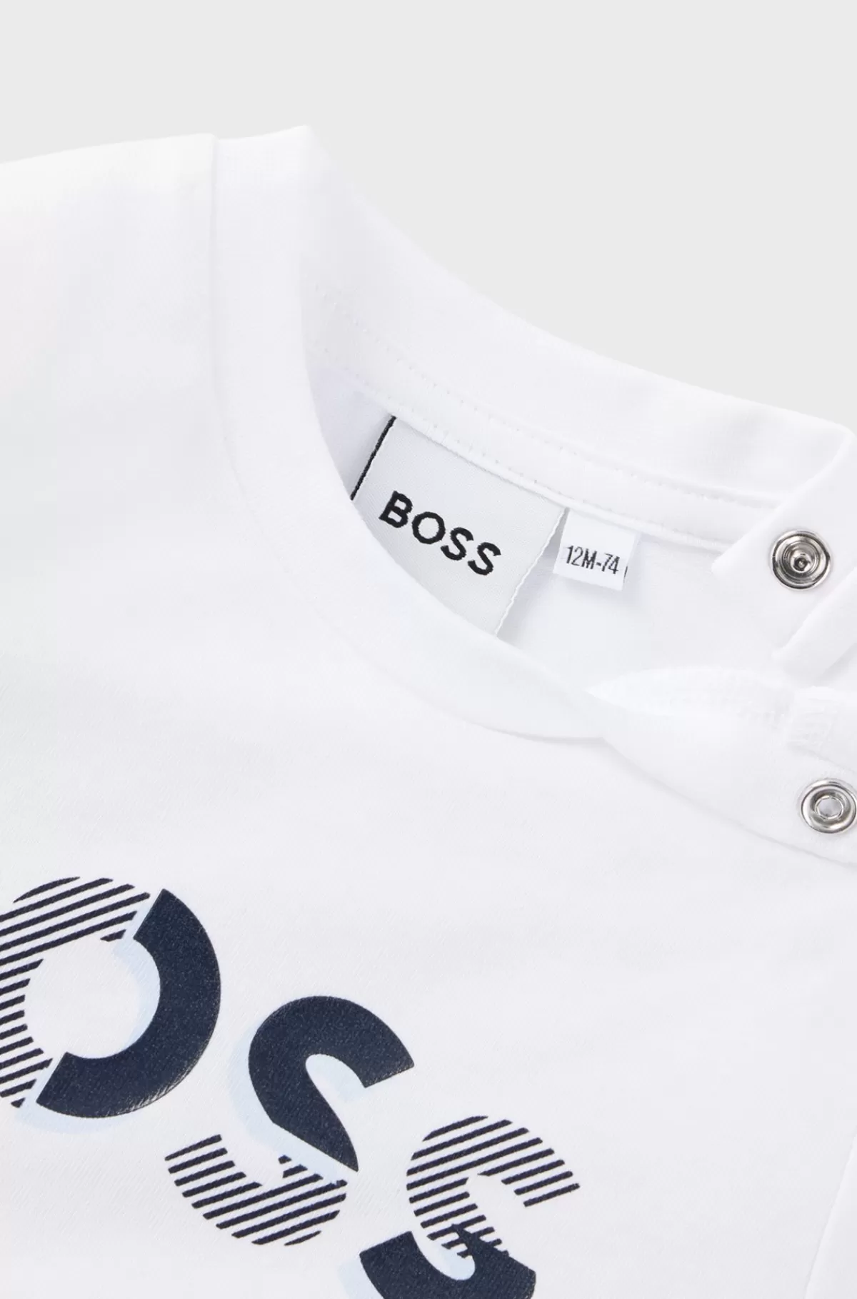 HUGO BOSS T-shirt Til Babyer I Bomuldsjersey Med Logoprint Mønstret Cheap