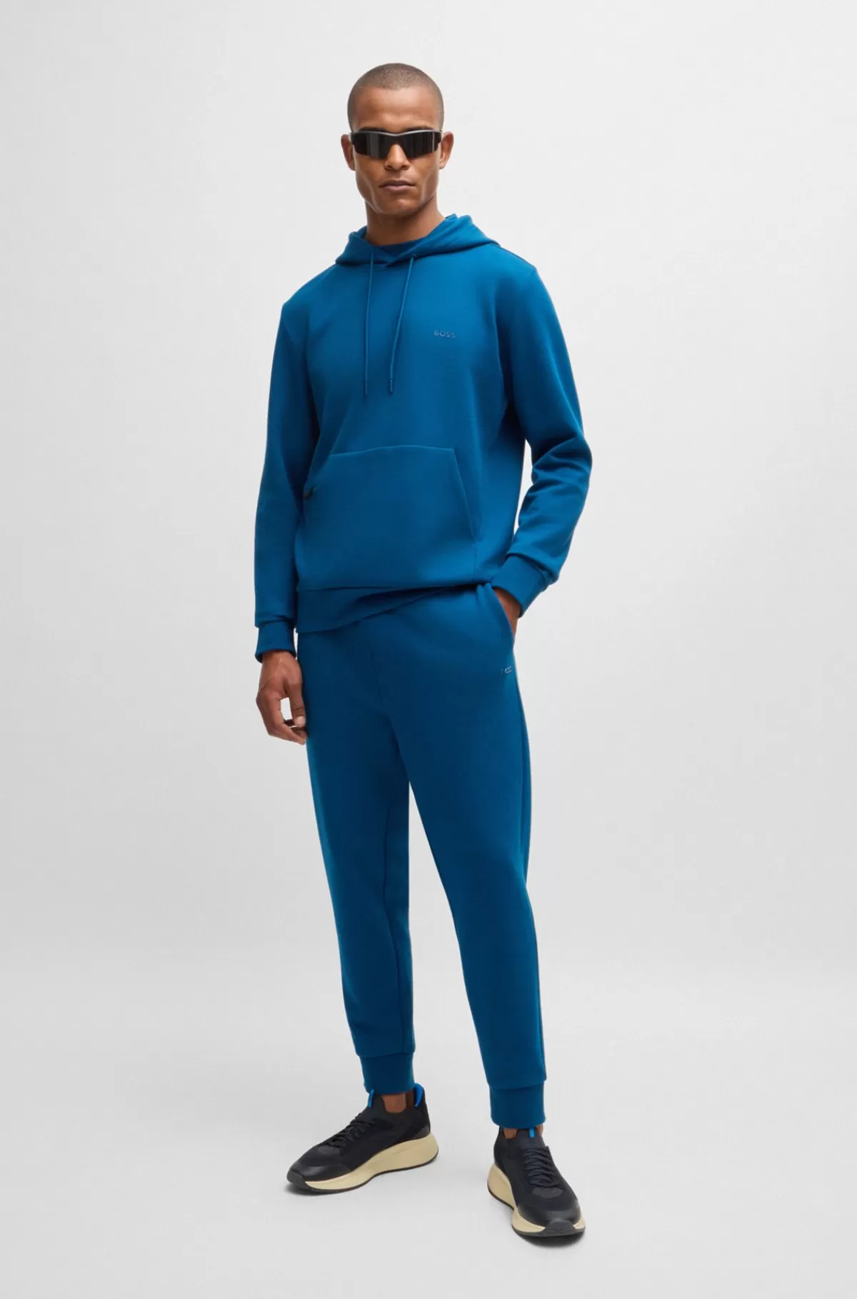 HUGO BOSS TTNM EVO-sneakers Med Strikket Overdel Blå Hot