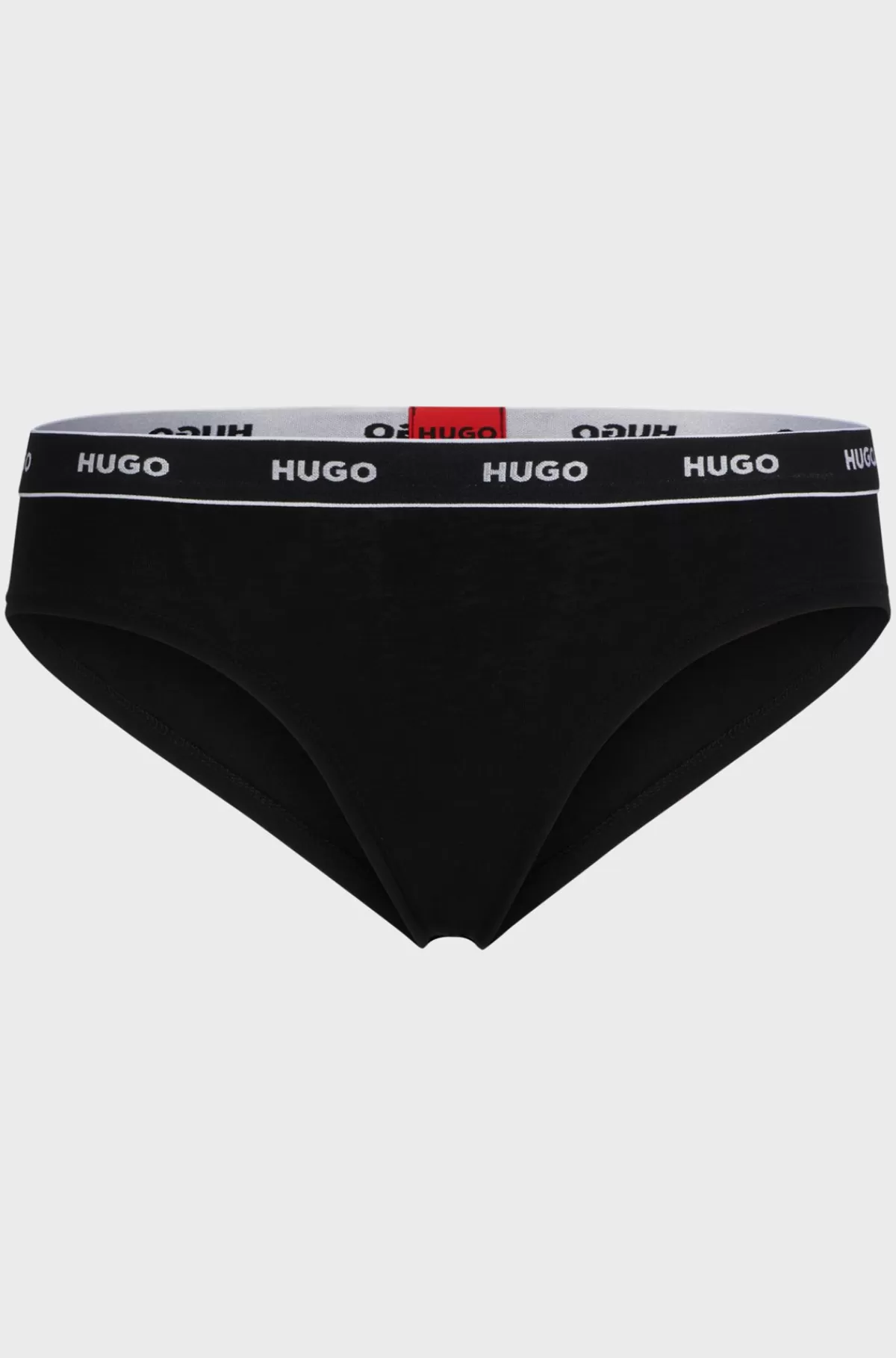 HUGO BOSS Underbukser I Bomuld Med Stræk Og Med Logo På Linningen Sort Shop