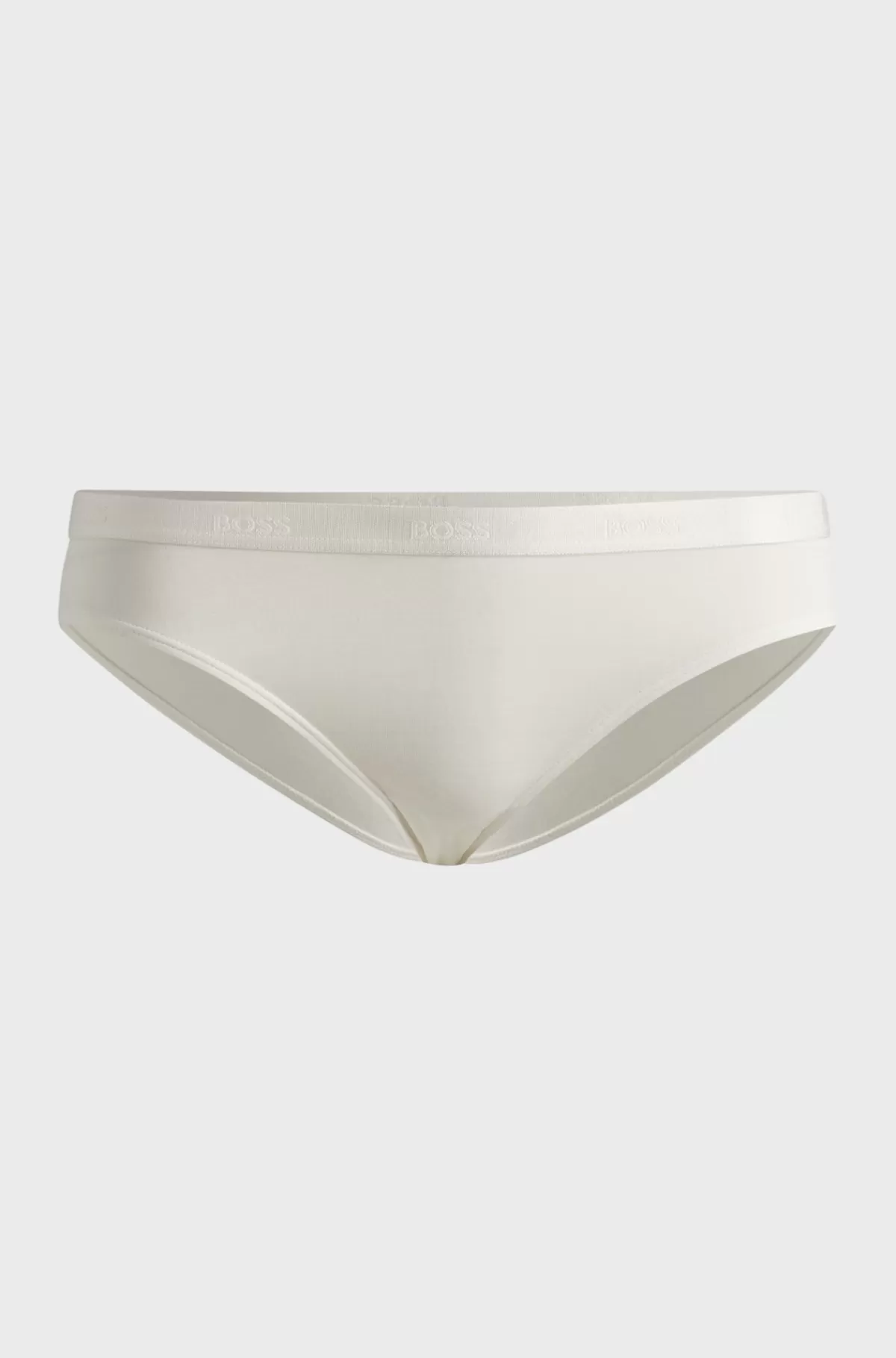 HUGO BOSS Underbukser I Jersey Med Stræk Og Logolinning Hvid Best Sale
