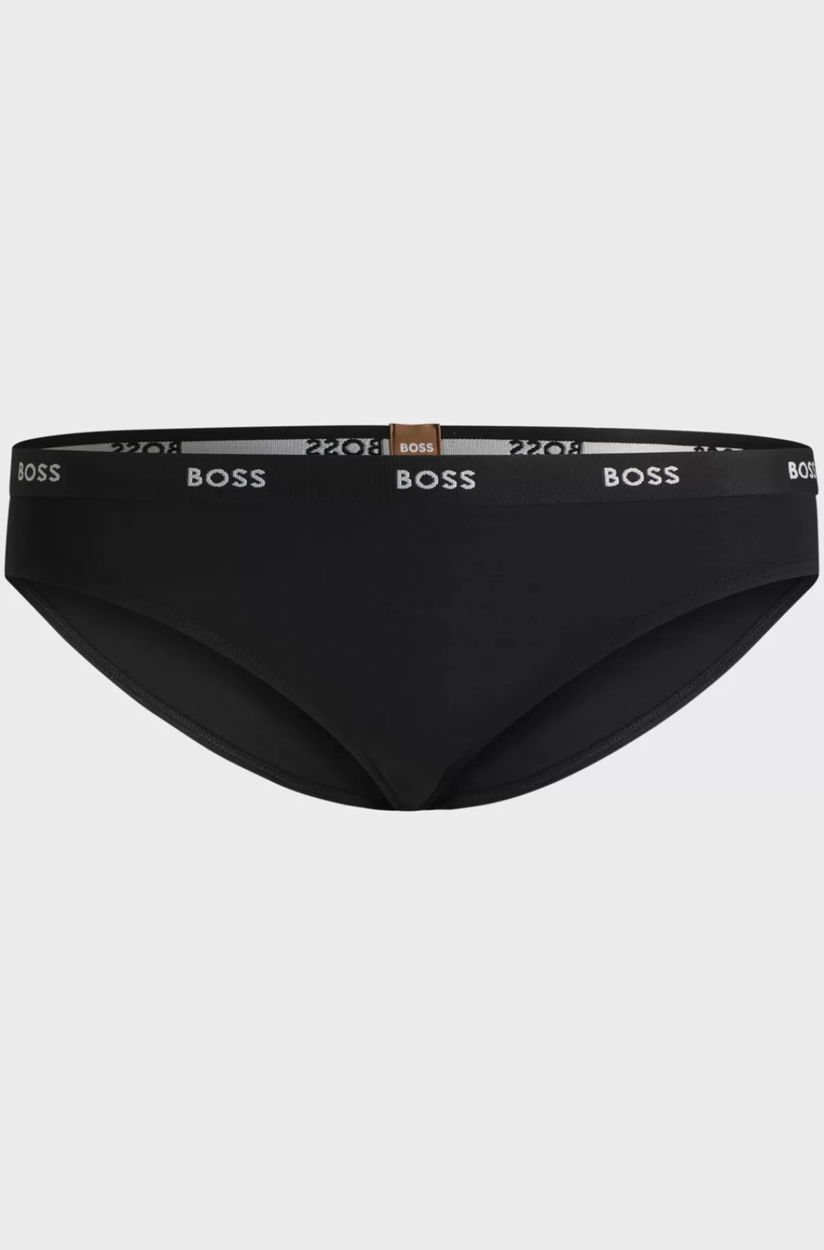 HUGO BOSS Underbukser I Jersey Med Stræk Og Logolinning Sort Hot