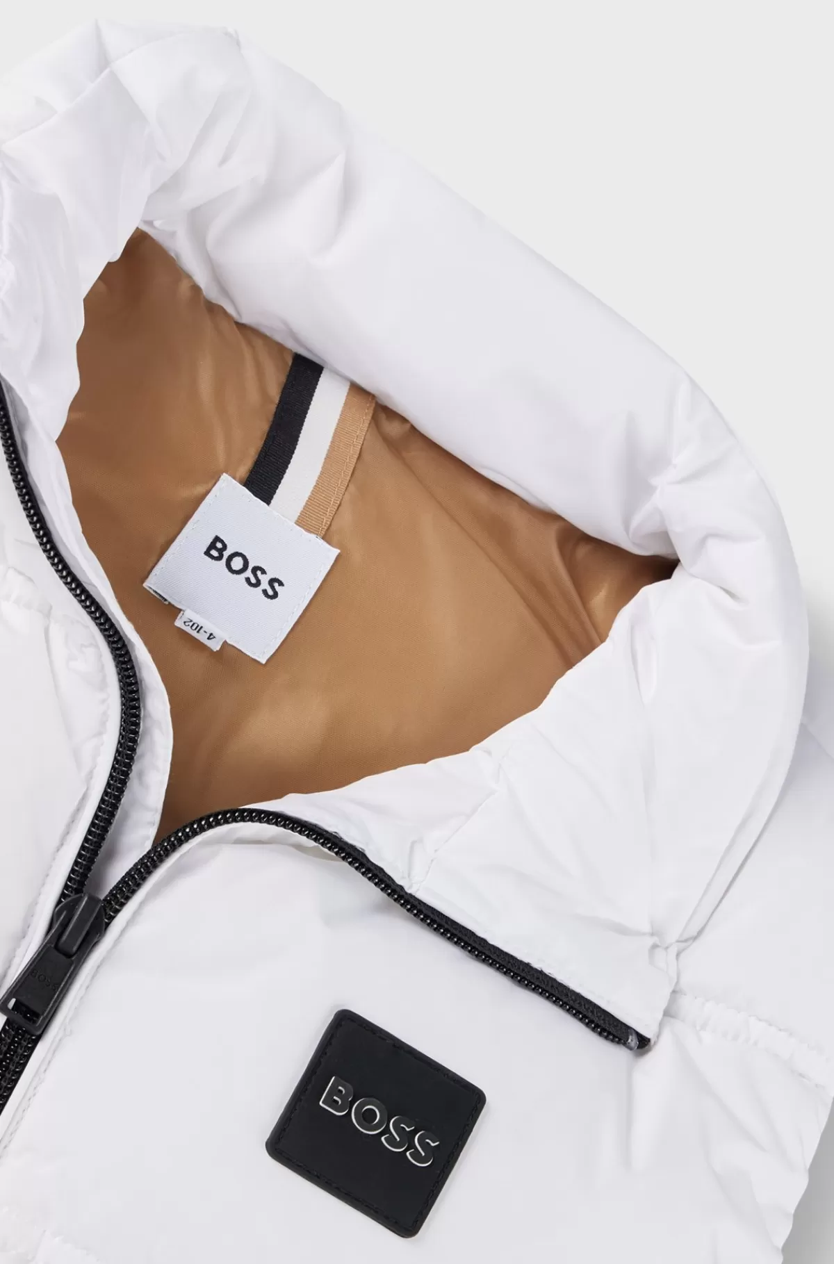HUGO BOSS Vandskyende Vest Med Logo Til Børn Hvid Best Sale