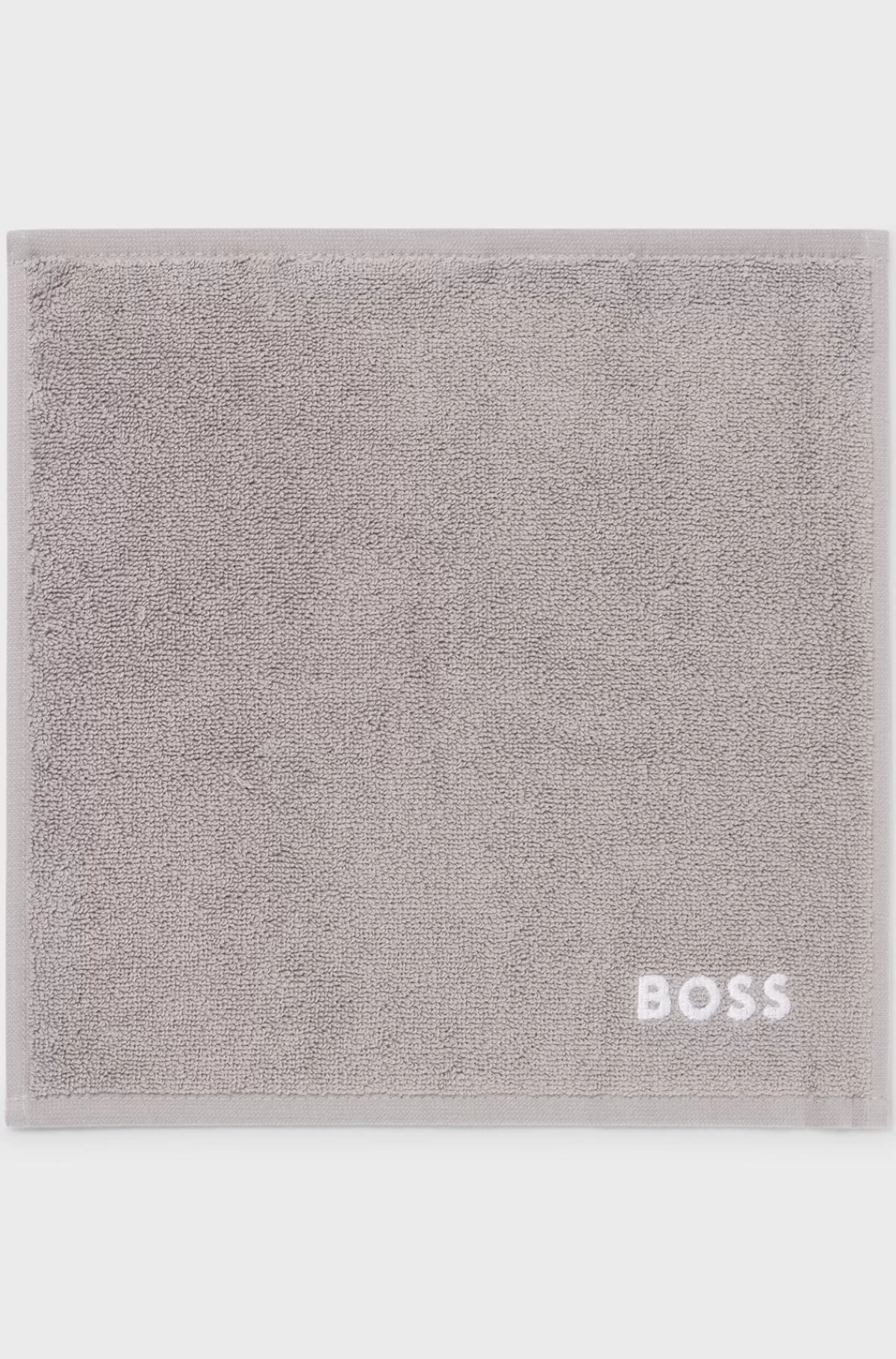 HUGO BOSS Vaskeklud I Bomuld Med Broderet Hvidt Logo Grå Hot